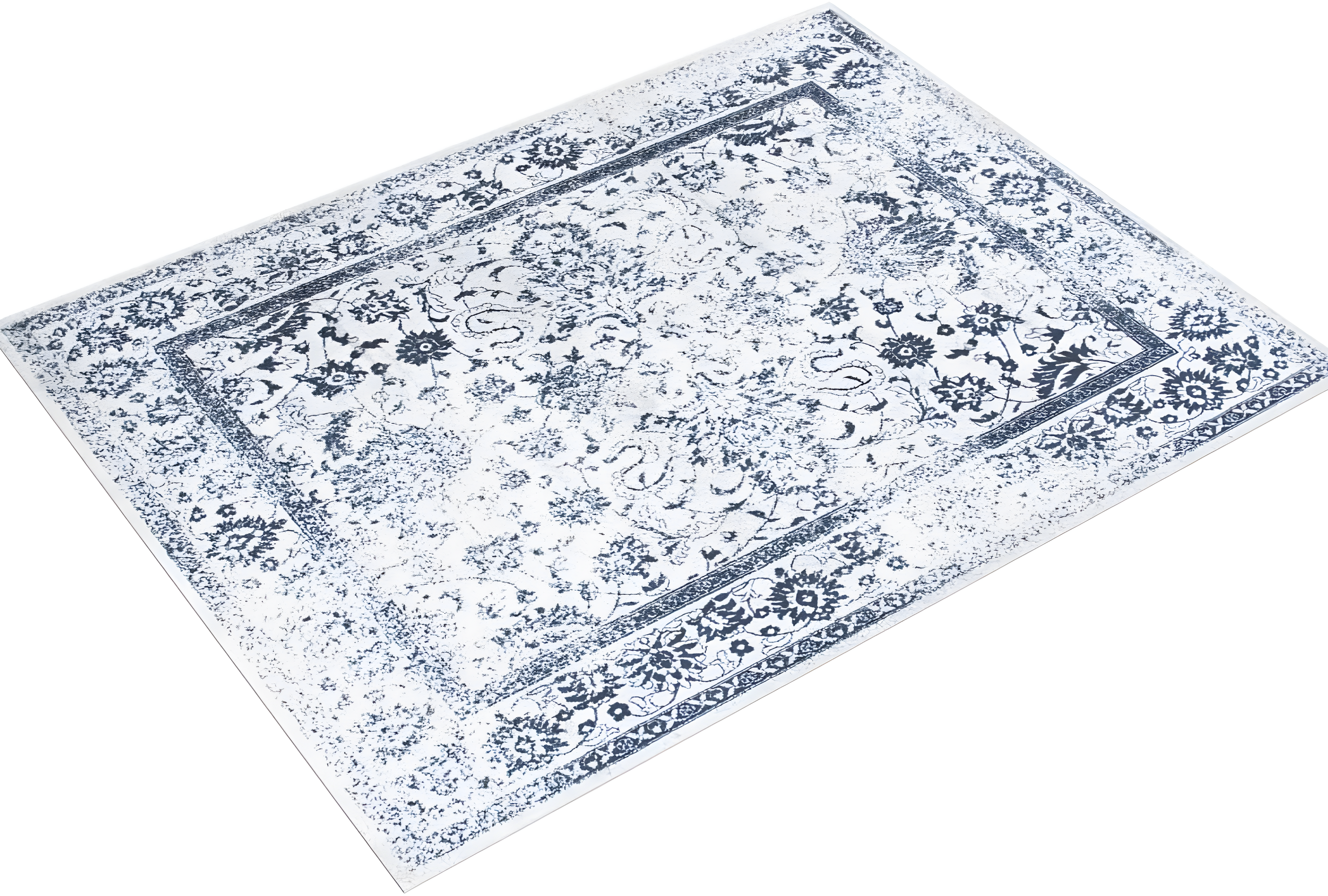 Adirondack ADR109 Machine Made Indoor Area Rug - Grey/Navy - 8'x10' - Safavieh