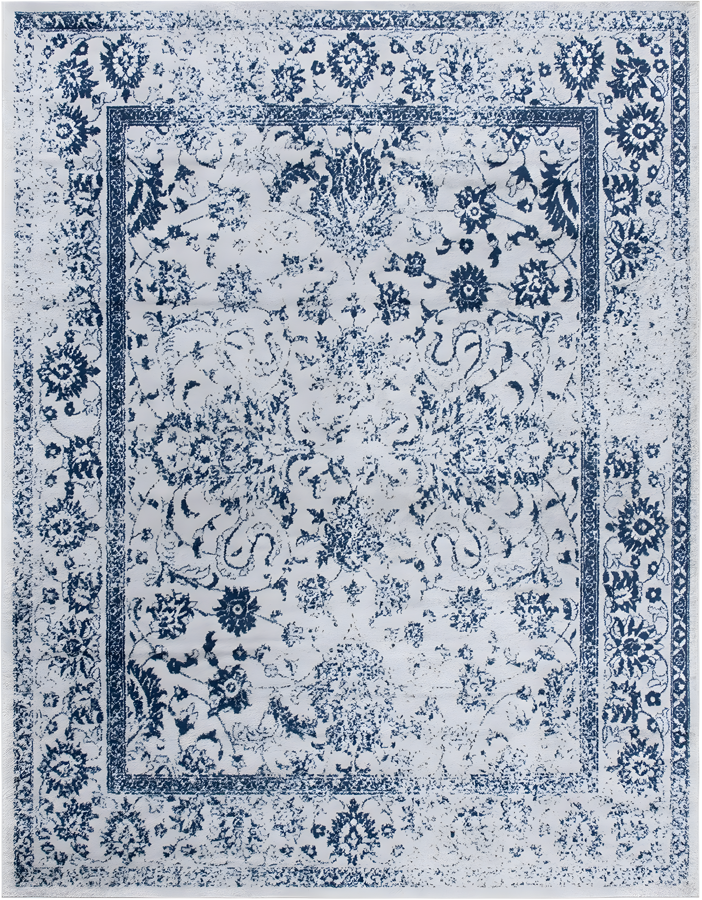 Adirondack ADR109 Machine Made Indoor Area Rug - Grey/Navy - 8'x10' - Safavieh