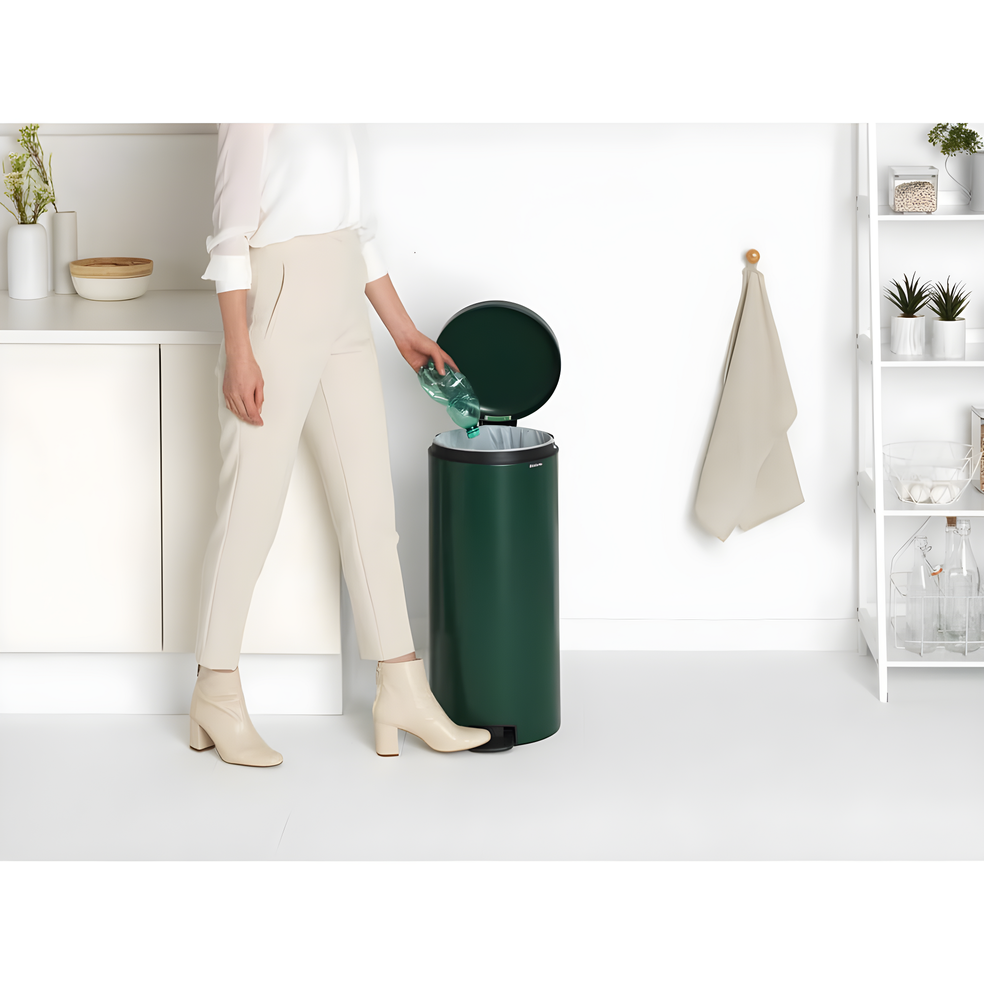Brabantia NewIcon Step On Trash Can, 8 Gallon (30 Liter)