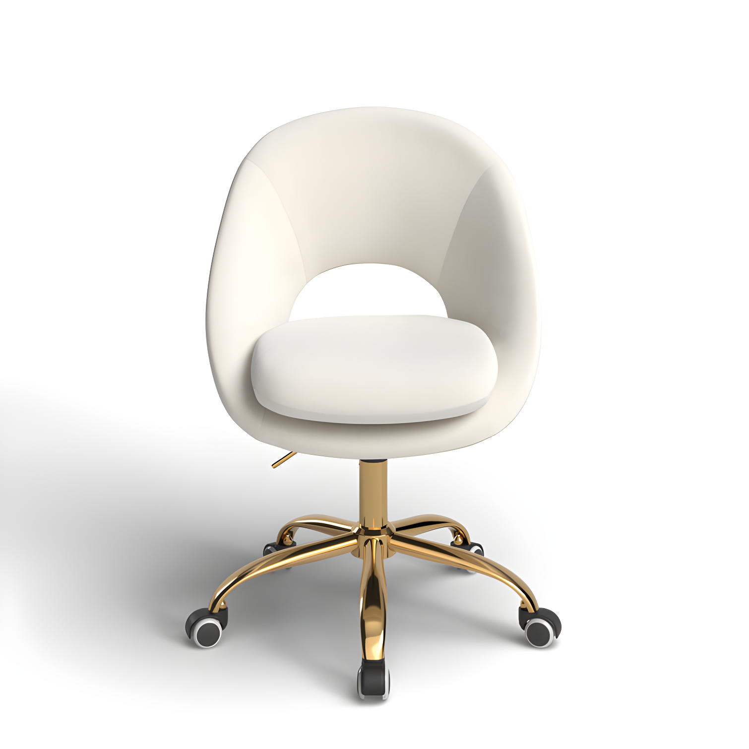 Louise Velvet Modern Task Chair with Ergonomic Design
