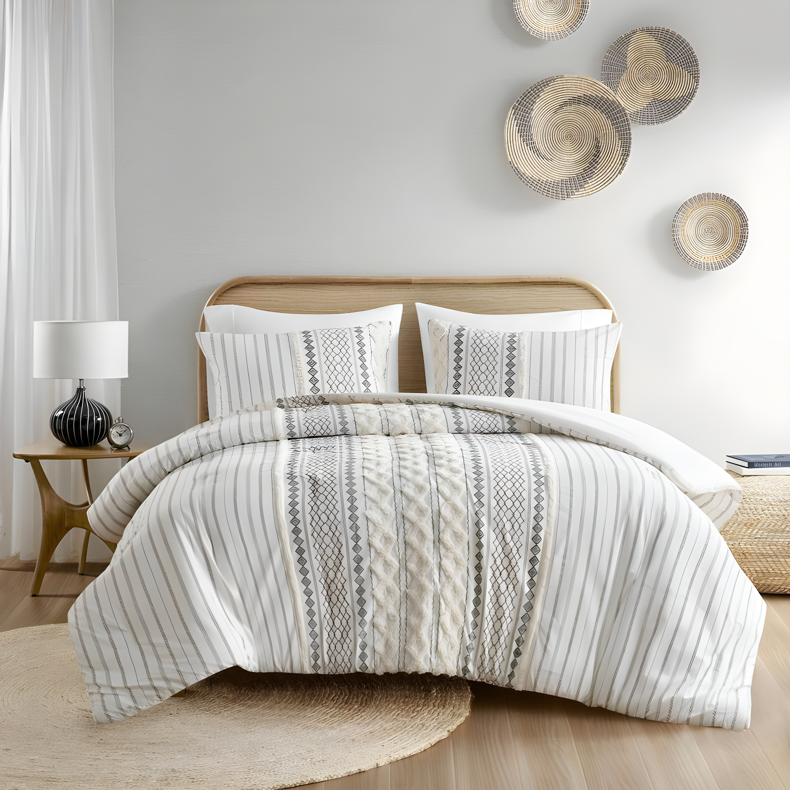 INK+IVY Imani Cotton Printed Comforter Set