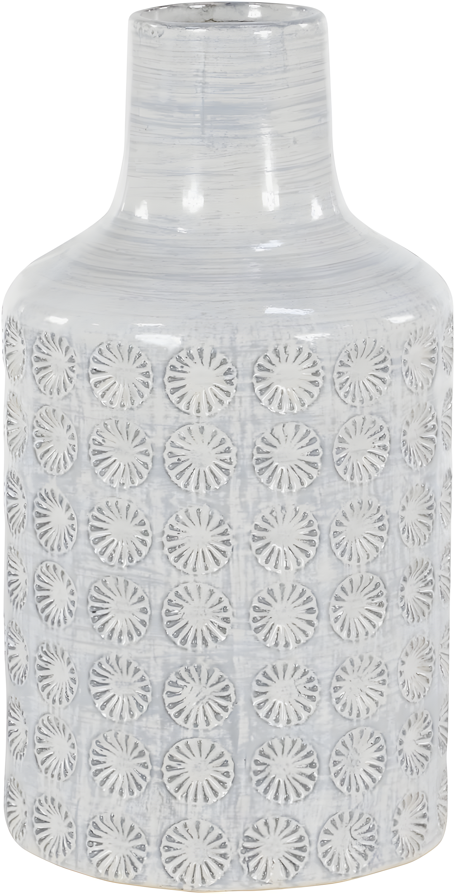 CosmoLiving by Cosmopolitan Porcelain Ceramic Floral Decorative Vase