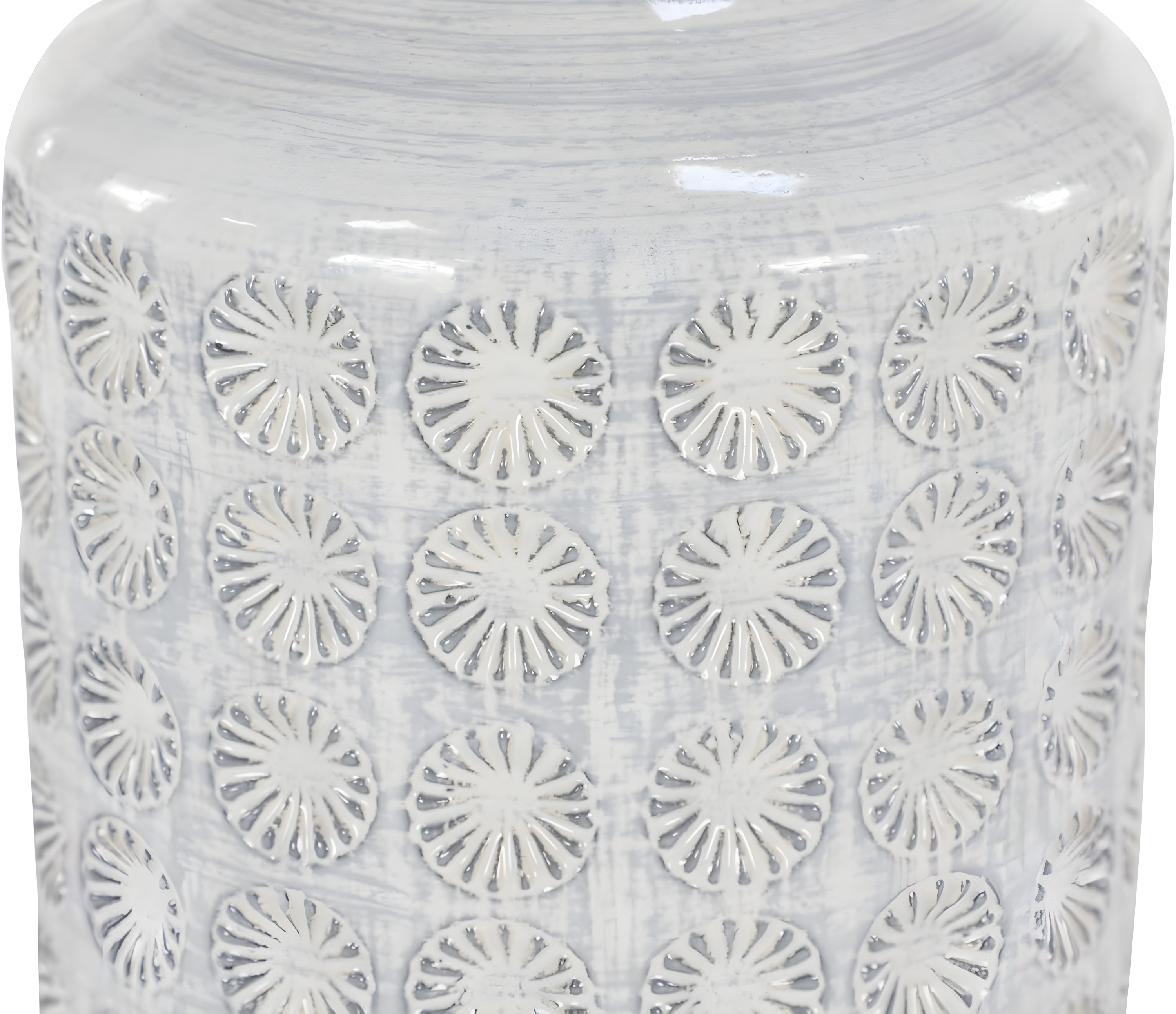 CosmoLiving by Cosmopolitan Porcelain Ceramic Floral Decorative Vase