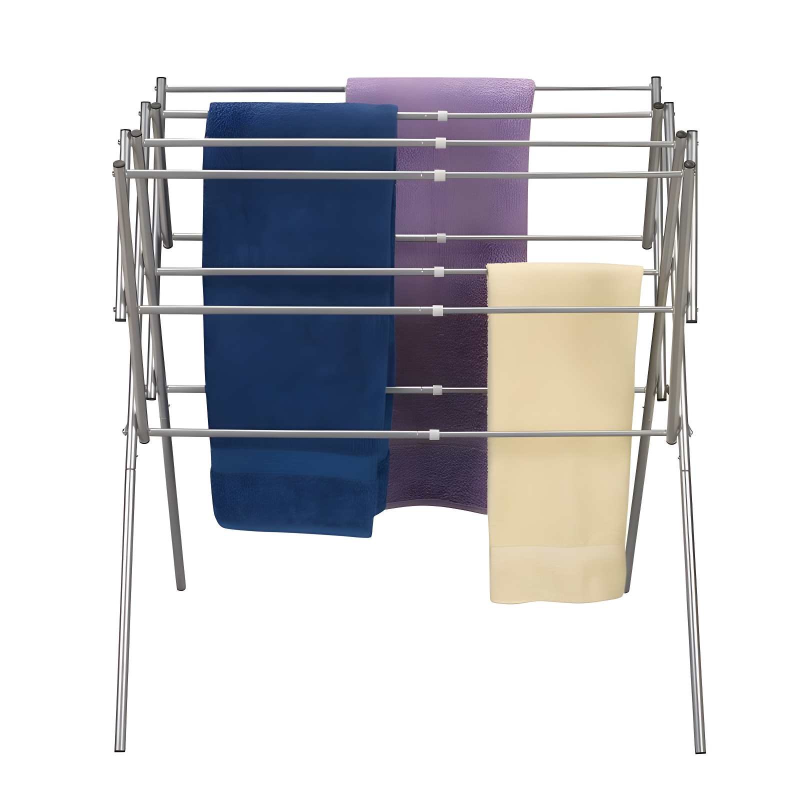 Household Essentials Clothes Drying Rack, Foldable, Expandable & Collapsible: Steel, 22 lb Capacity, 5.3 sq ft Drying Area