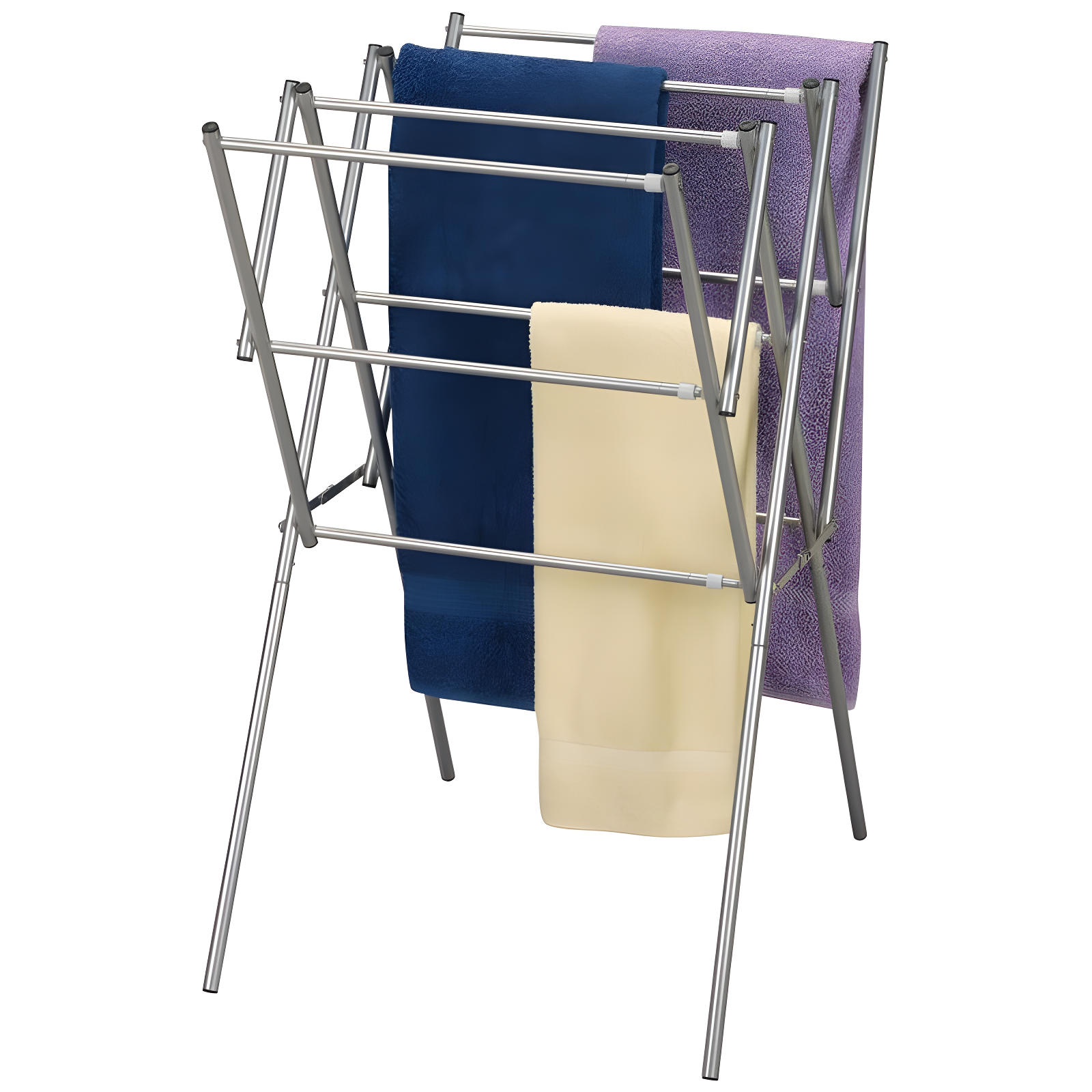 Household Essentials Clothes Drying Rack, Foldable, Expandable & Collapsible: Steel, 22 lb Capacity, 5.3 sq ft Drying Area