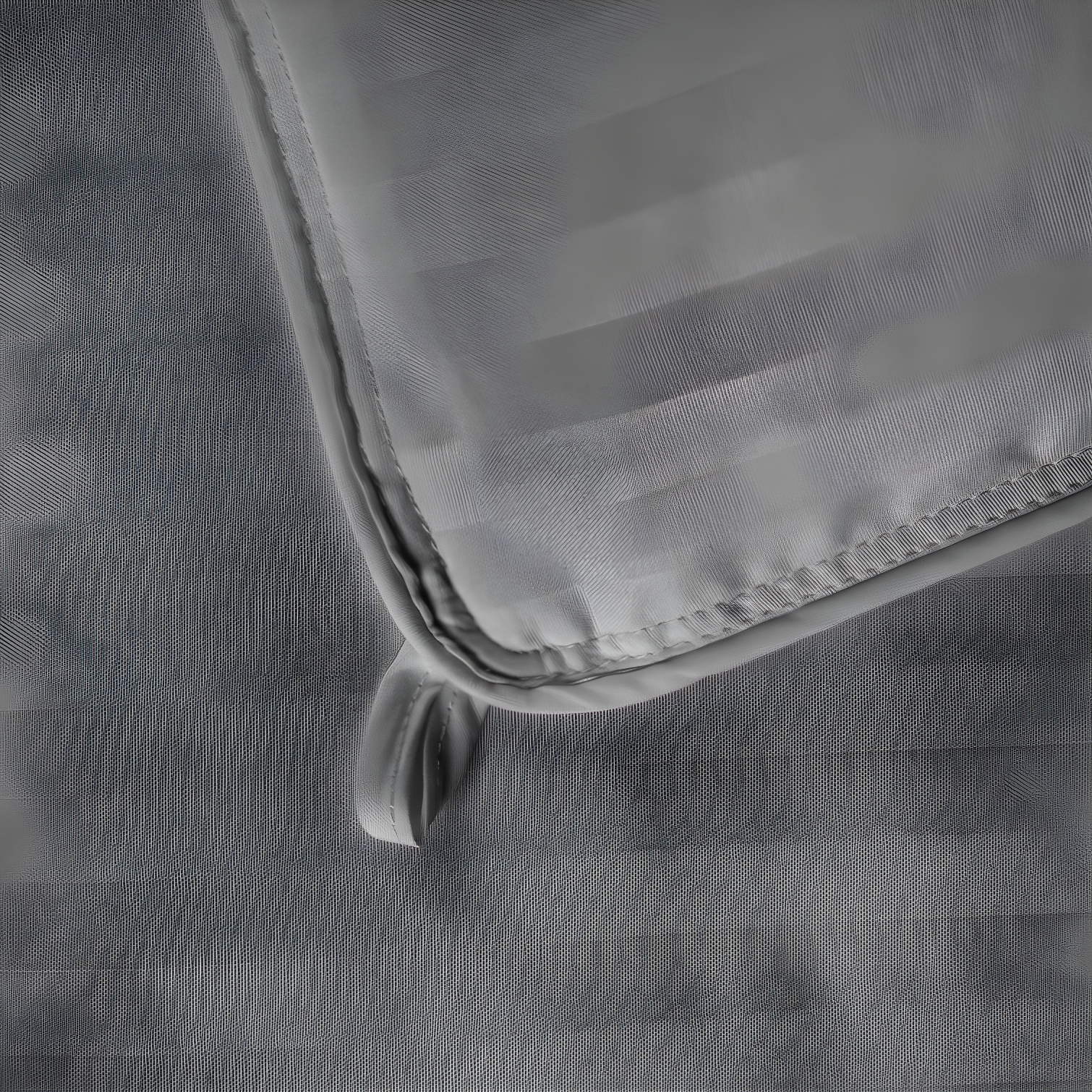 Superior Striped Reversible Box-Quilt Brushed Microfiber Medium Weight Down Alternative Comforter