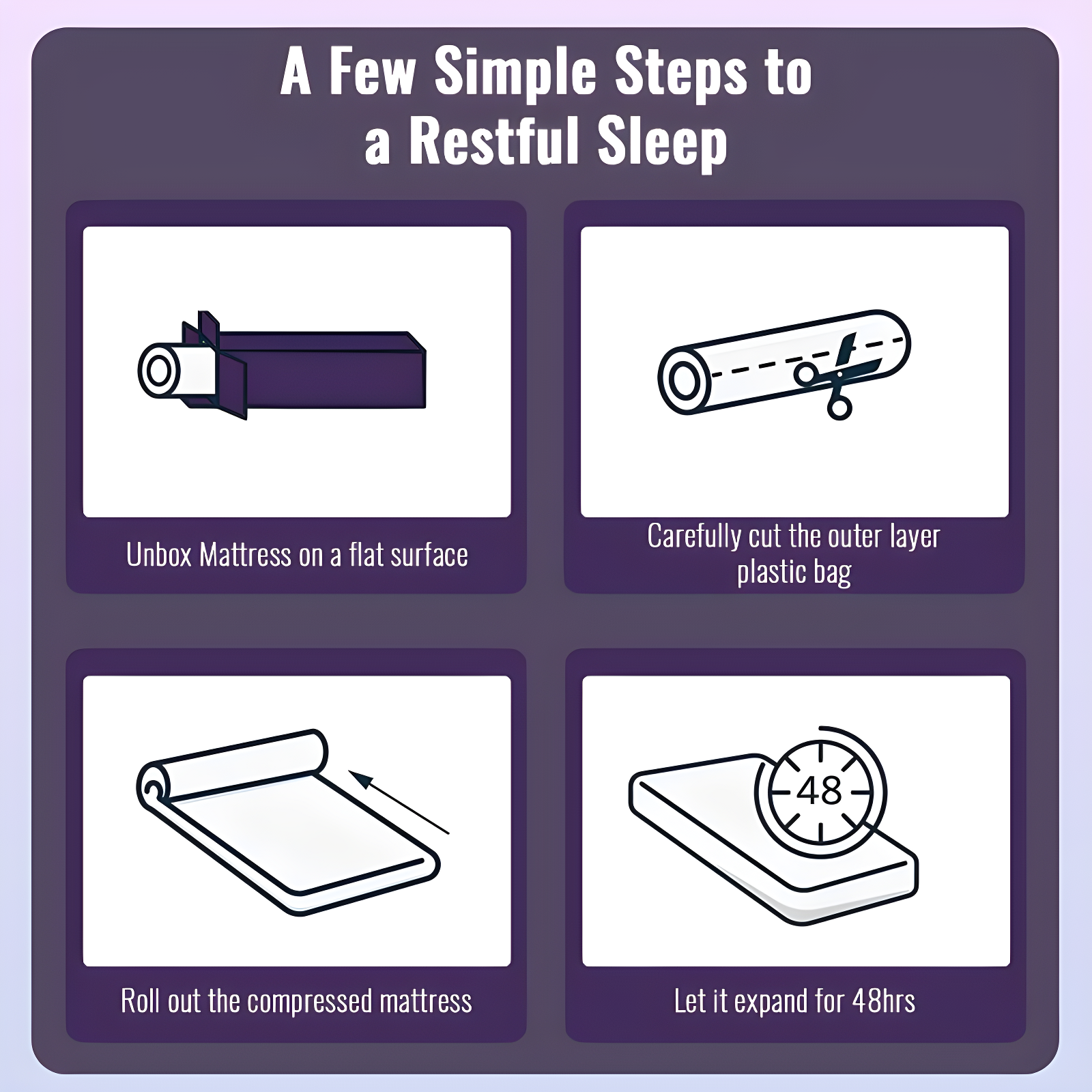 FDW 8 inch King Memory Foam Mattress Cooling Gel Bamboo Charcoal Infused Mattress CertiPUR-US Certified Breathable Bed Mattress,White King