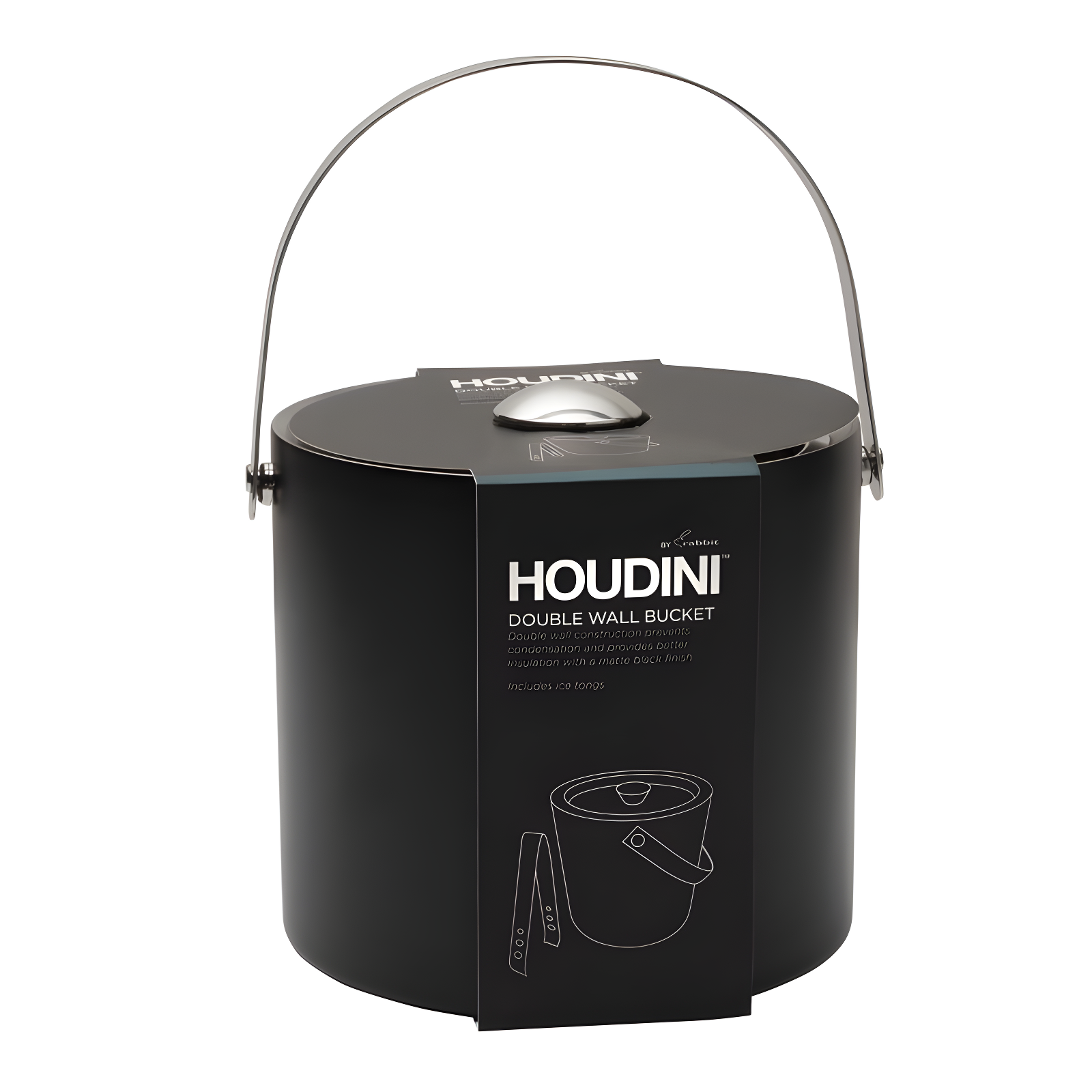 Houdini Houdini Ice Bucket with Tongs
