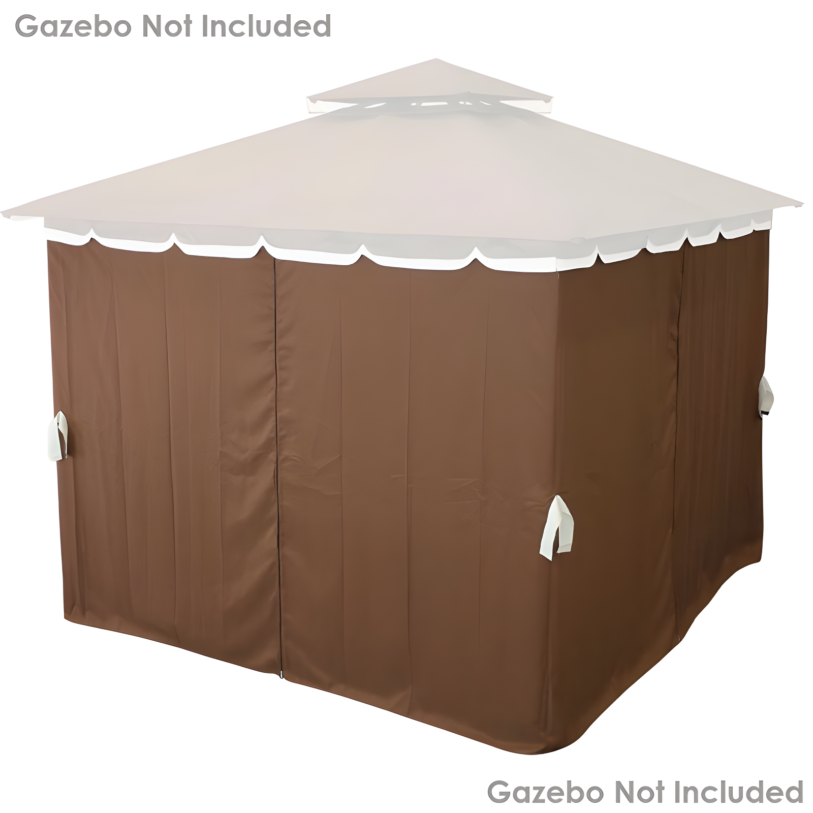 Arlmont & Co. Solomon Arlmont & Co. Fabric Side Wall for Gazebo (Set of 4)