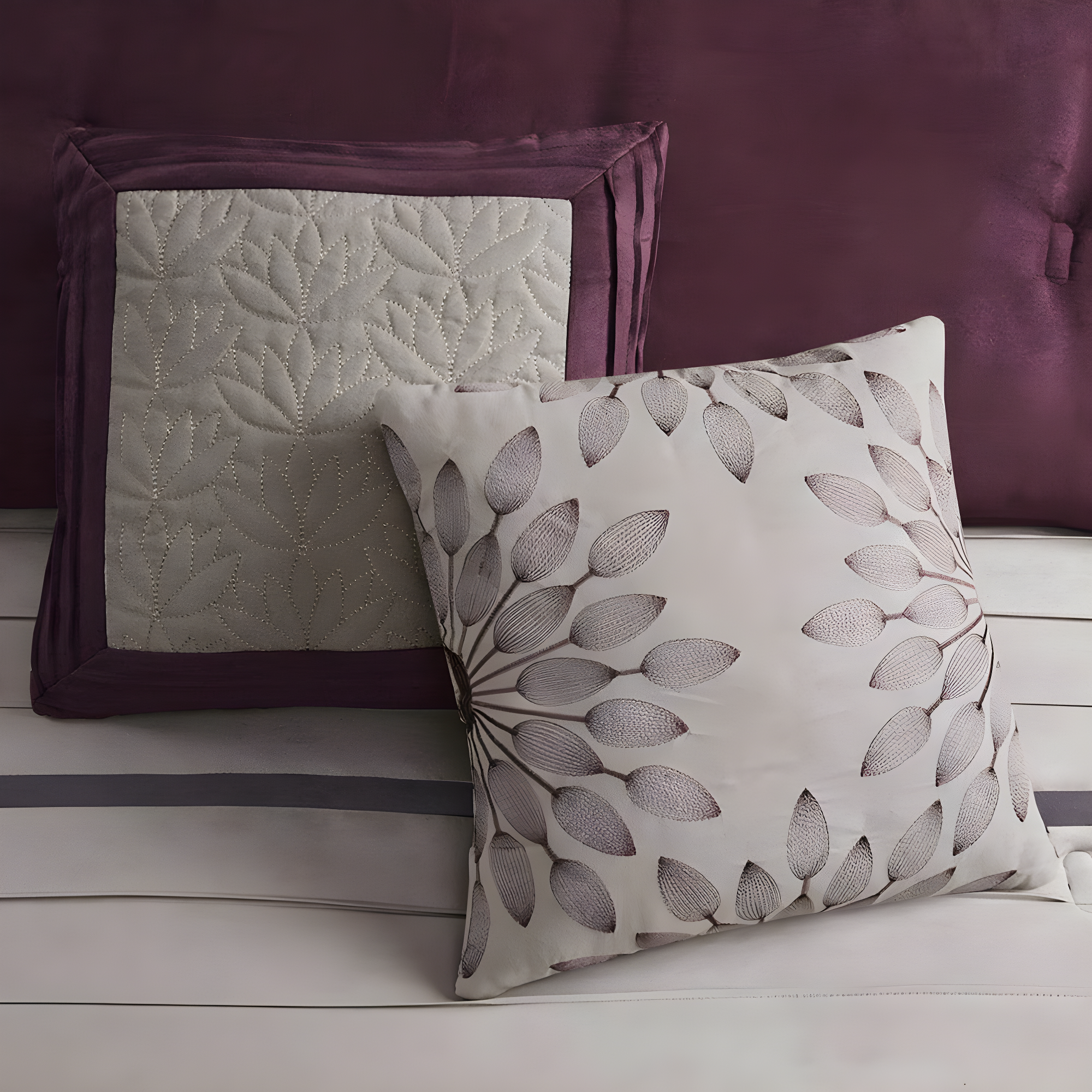 Palmer 7 PC Pieced Faux Suede Comforter Set