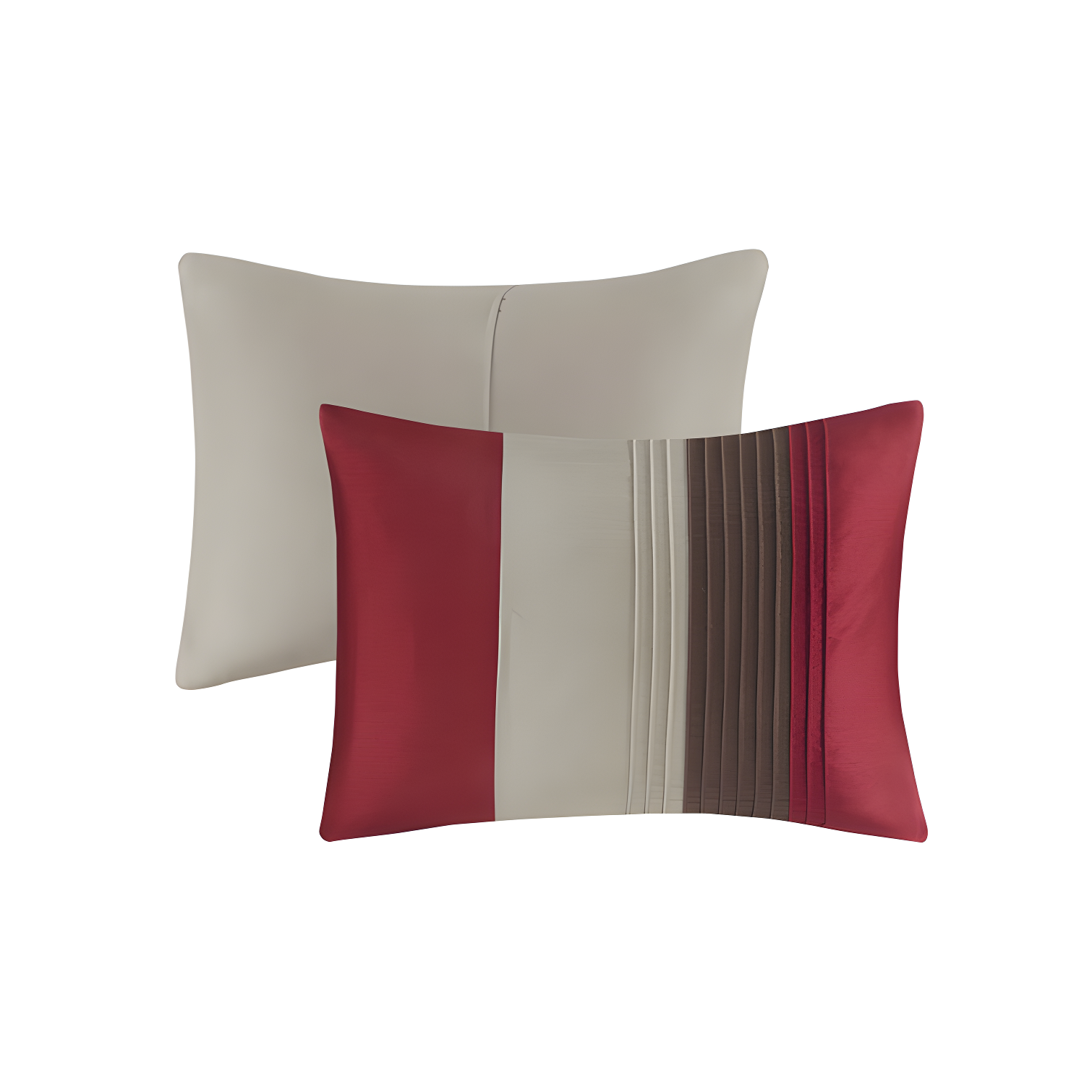 Madison Park Amherst 7 Piece Striped and Pleated Comforter Set