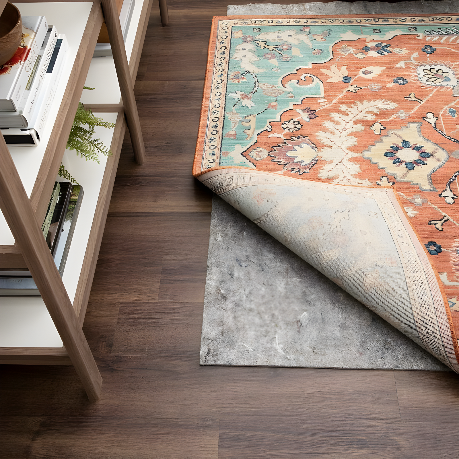 Mohawk 2'5"x8' Runner Premium Dual Surface Rug Pad Natural: Skid-Resistant, Gray, Rectangle, Polyester