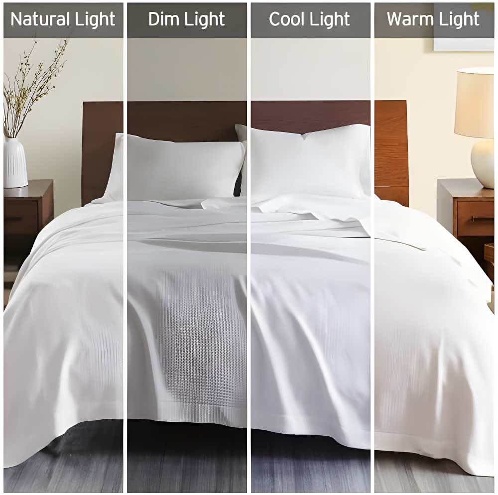 Full/Queen Textured Cotton Blanket White: Madison Park, Waffle Weave, Machine Washable, No Fill