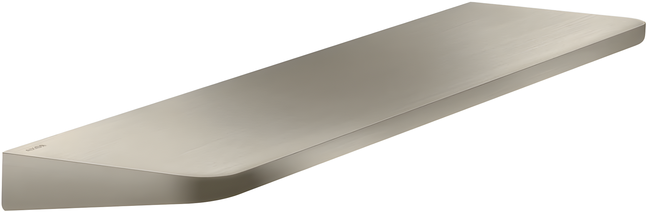 AXOR Universal Circular 16-inch Modern Shelf, 16" in Brushed Nickel, 42844820