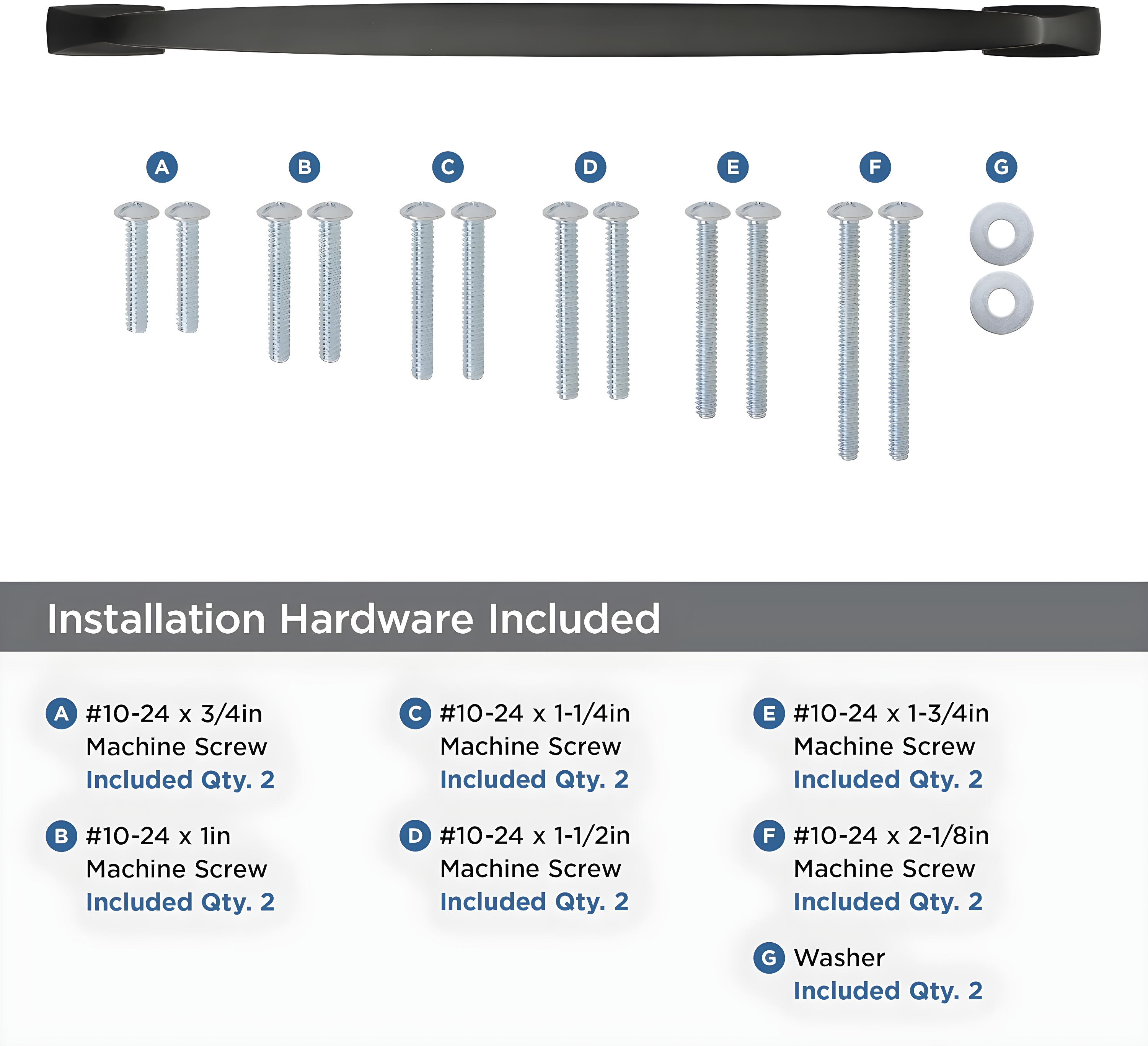 Amerock Highland Ridge 18 inch (457mm) Center-to-Center Black Bronze Appliance Pull