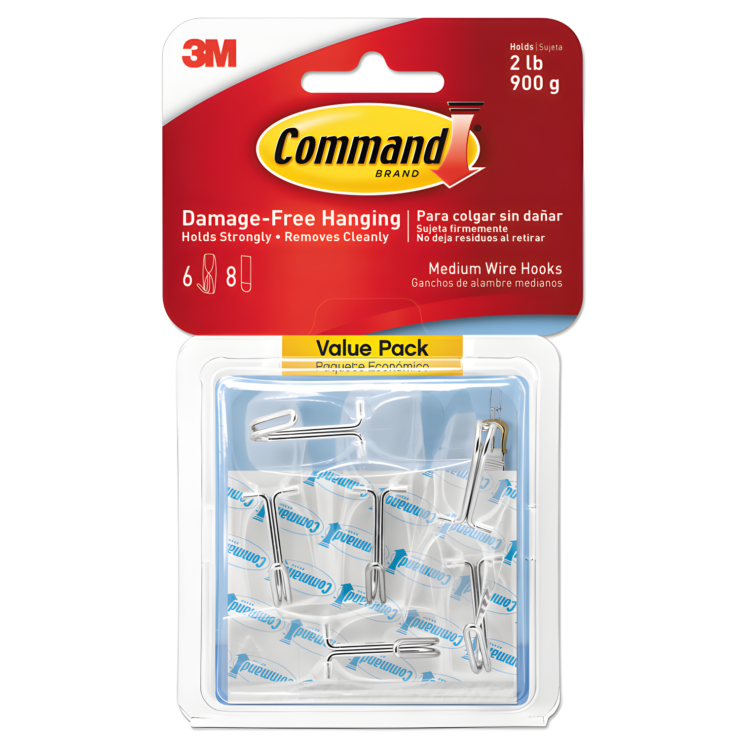 Command Command Hooks (Set of 6)