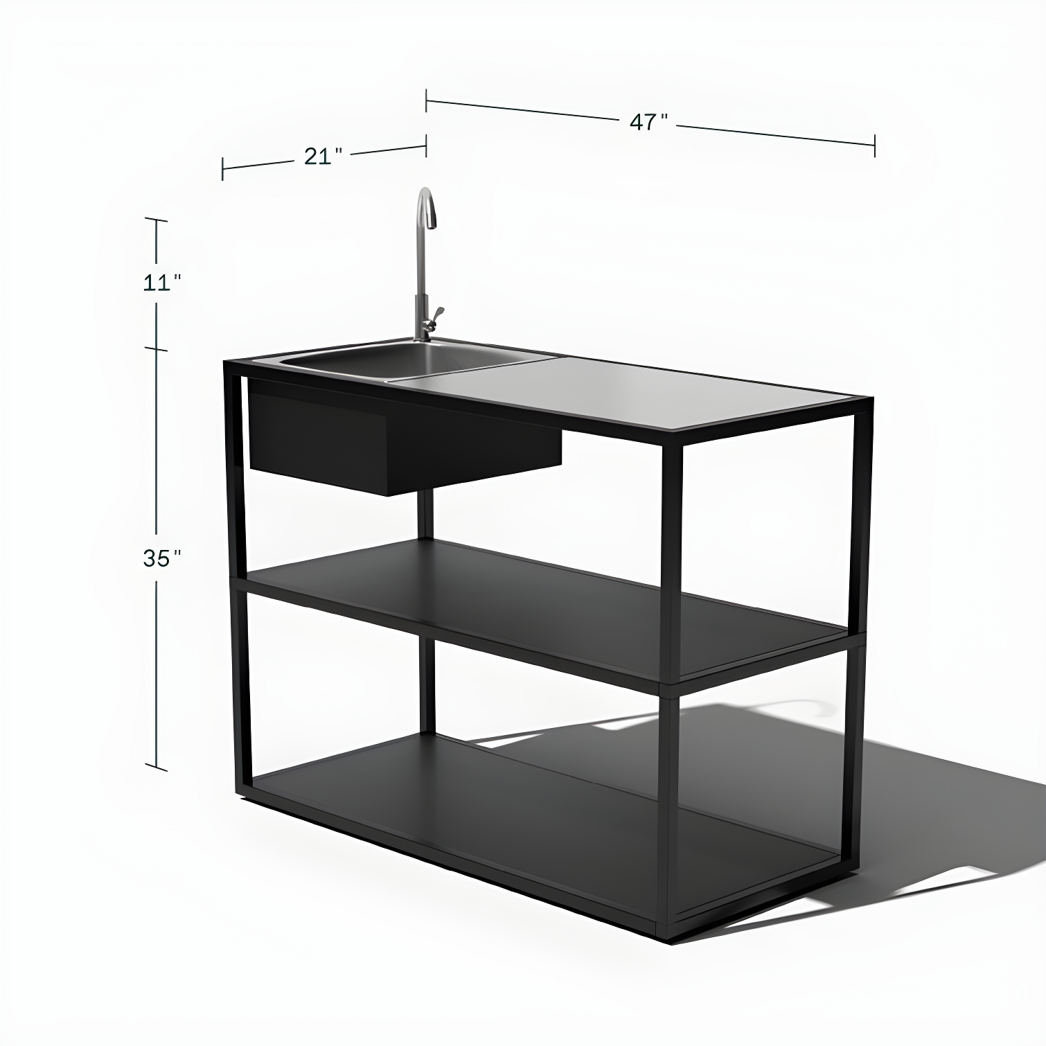 Outdoor Kitchen Series Free Standing Sink