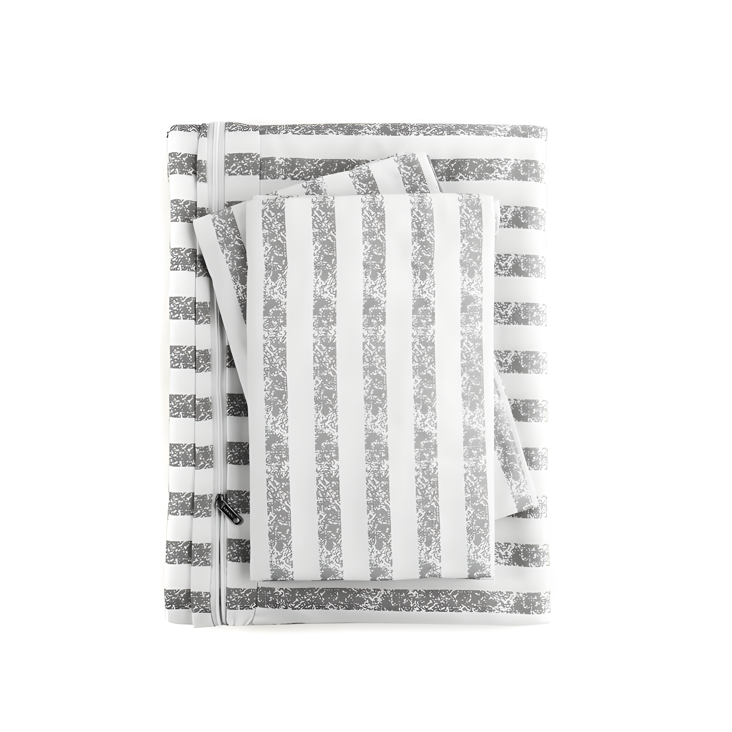 Becky Cameron 3 Piece Rugged Stripe Pattern Duvet Cover Set
