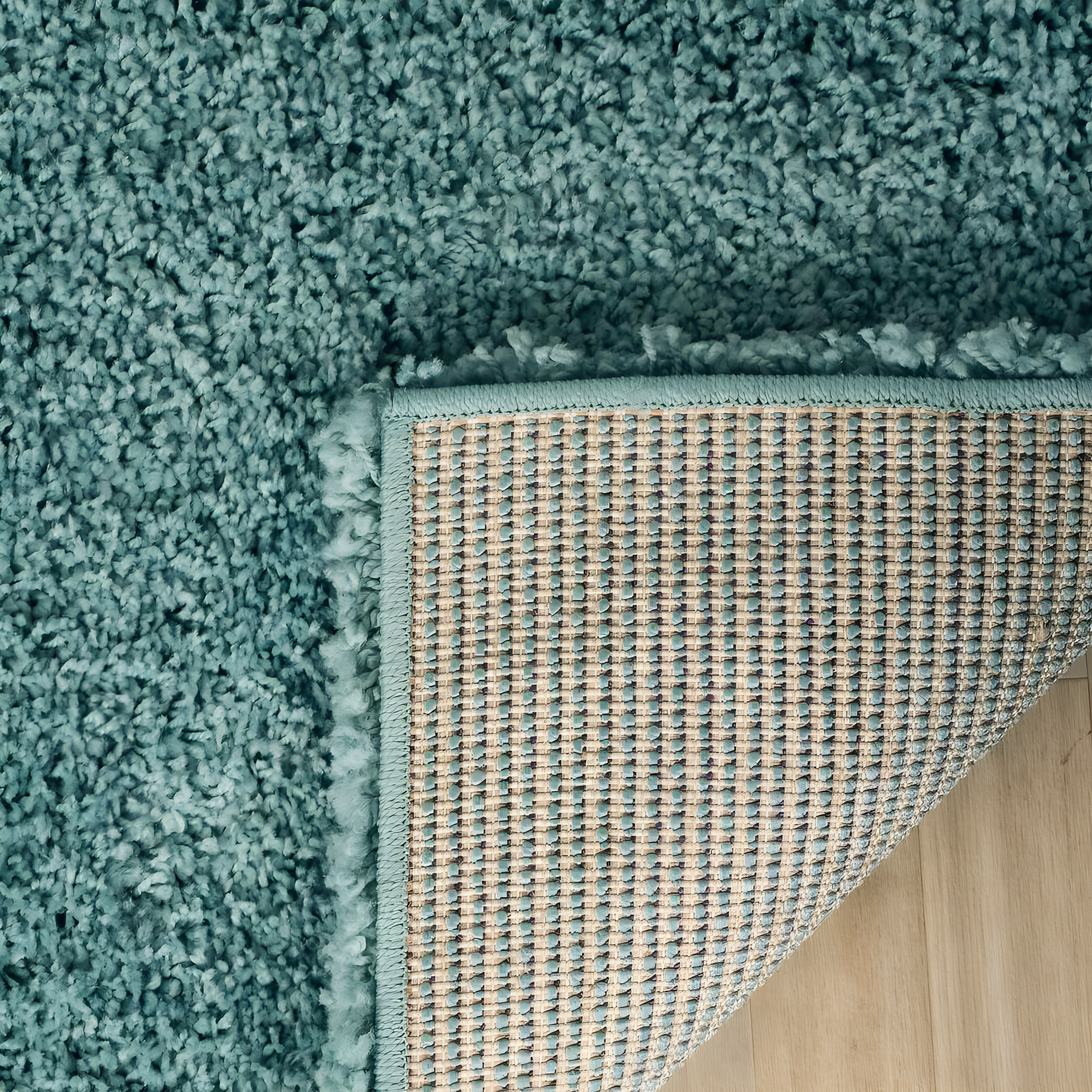 Shag SG151 Power Loomed Indoor Area Rug - Light Blue - 8'6"x12' - Safavieh.