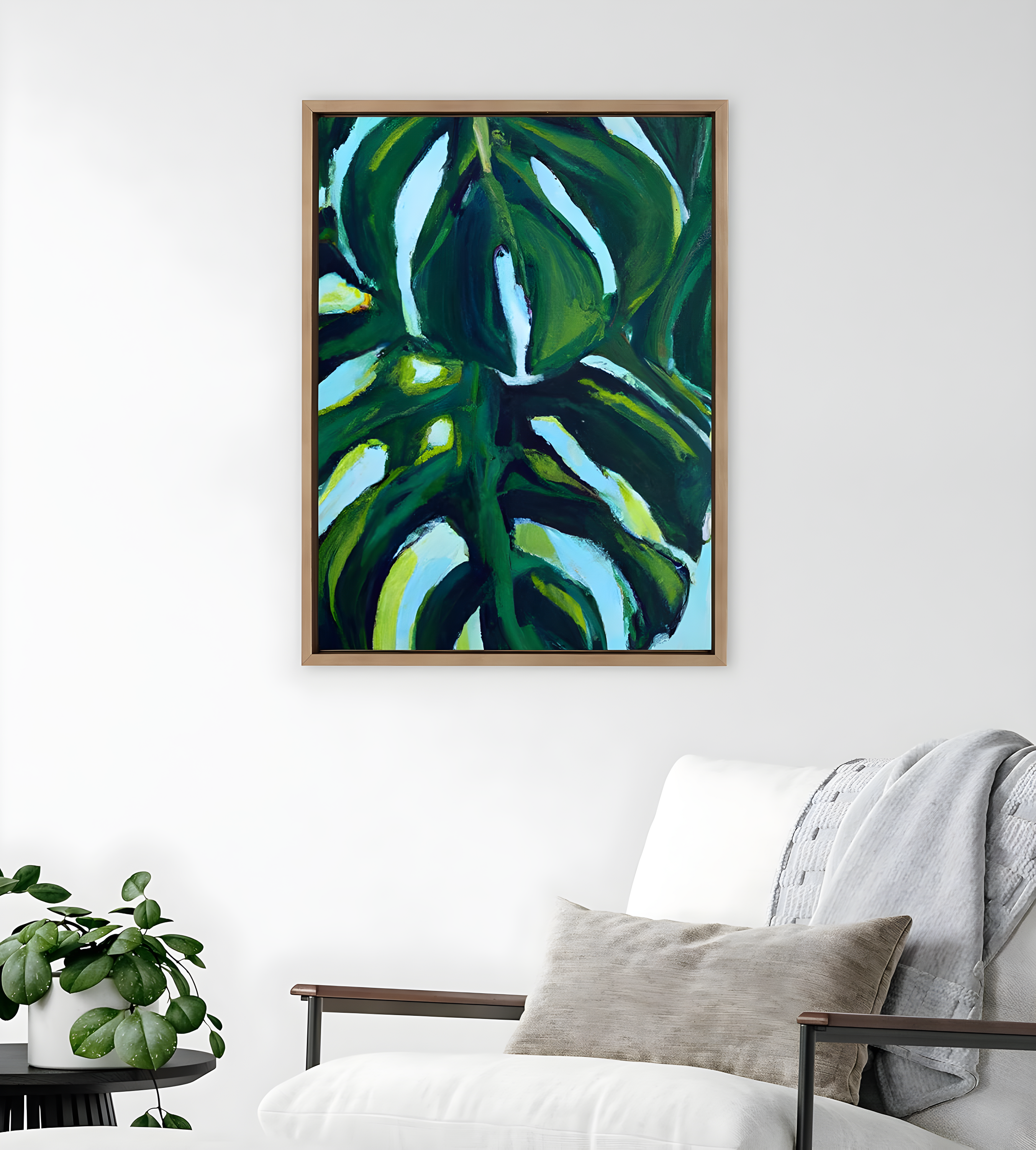 Kate and Laurel Sylvie Blank Framed Canvas Wall Art, 18x24 Gold, Modern Empty Canvas for Paint-Your-Own Art, Premium Canvas Already Framed