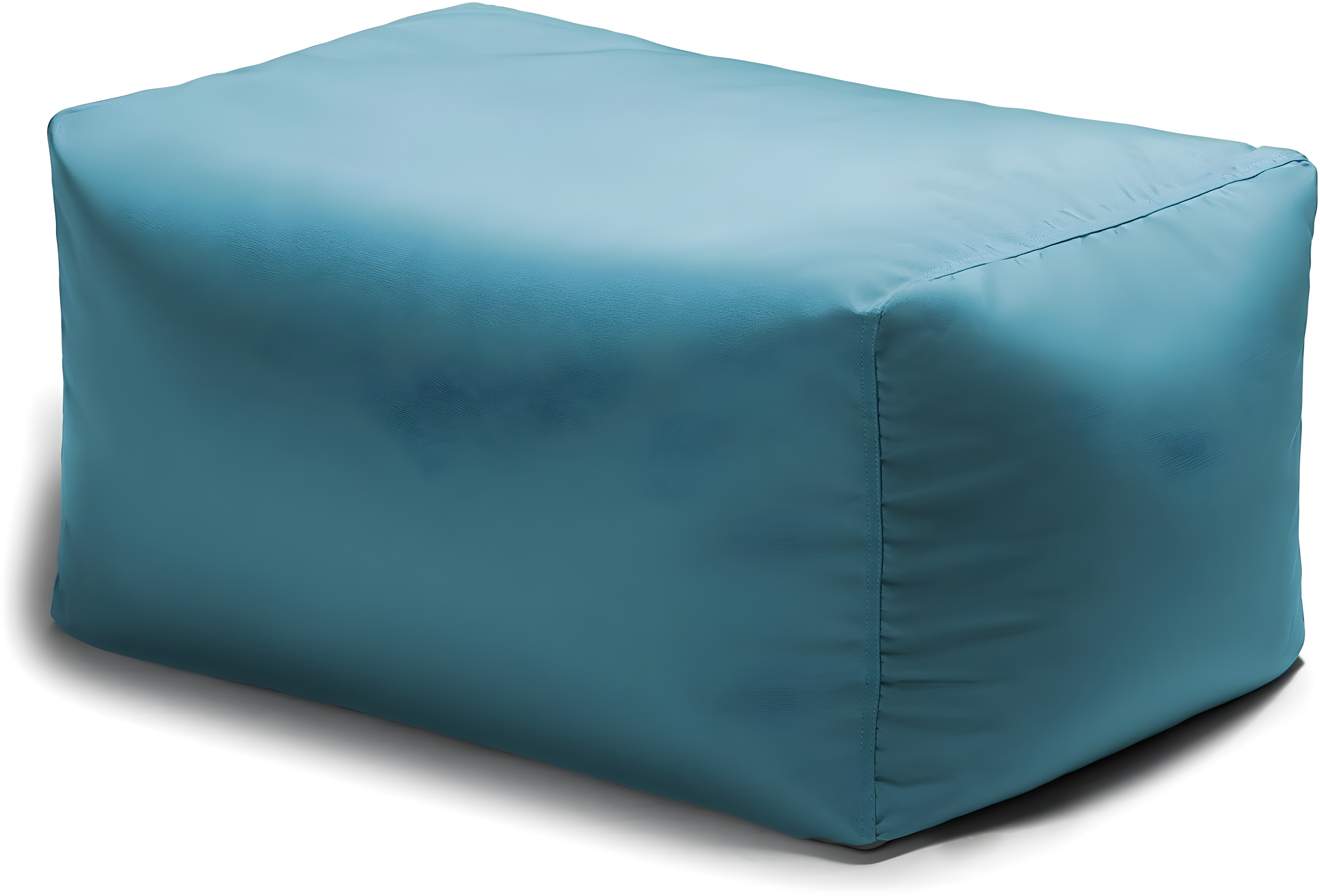 Jaxx Leon Outdoor Bean Bag Ottoman, Cancun Blue