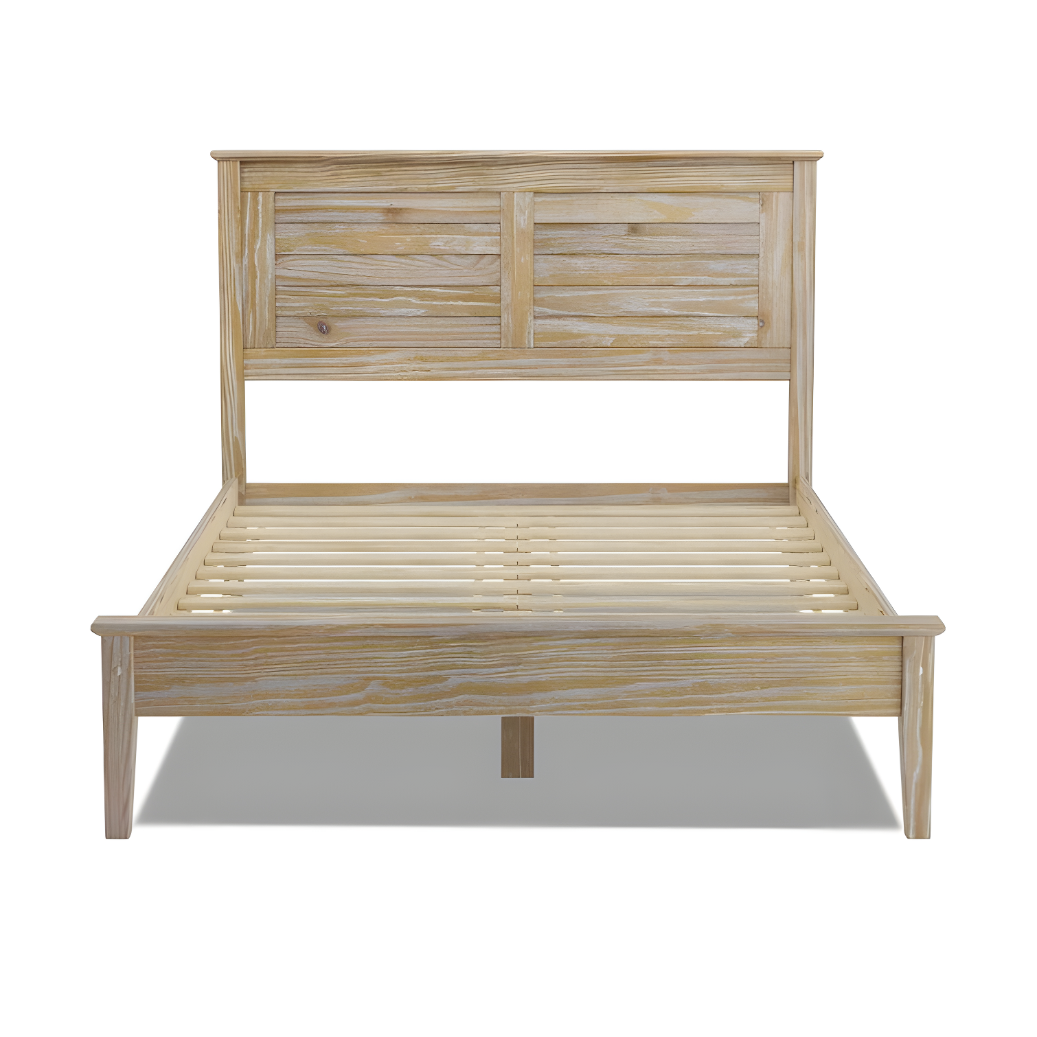 Greenport Solid Wood Louvered Bed