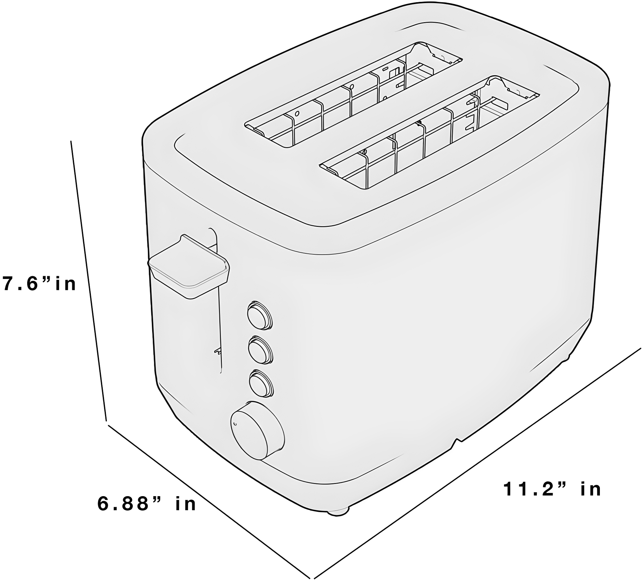 GE Appliances GE 2-Slice Toaster