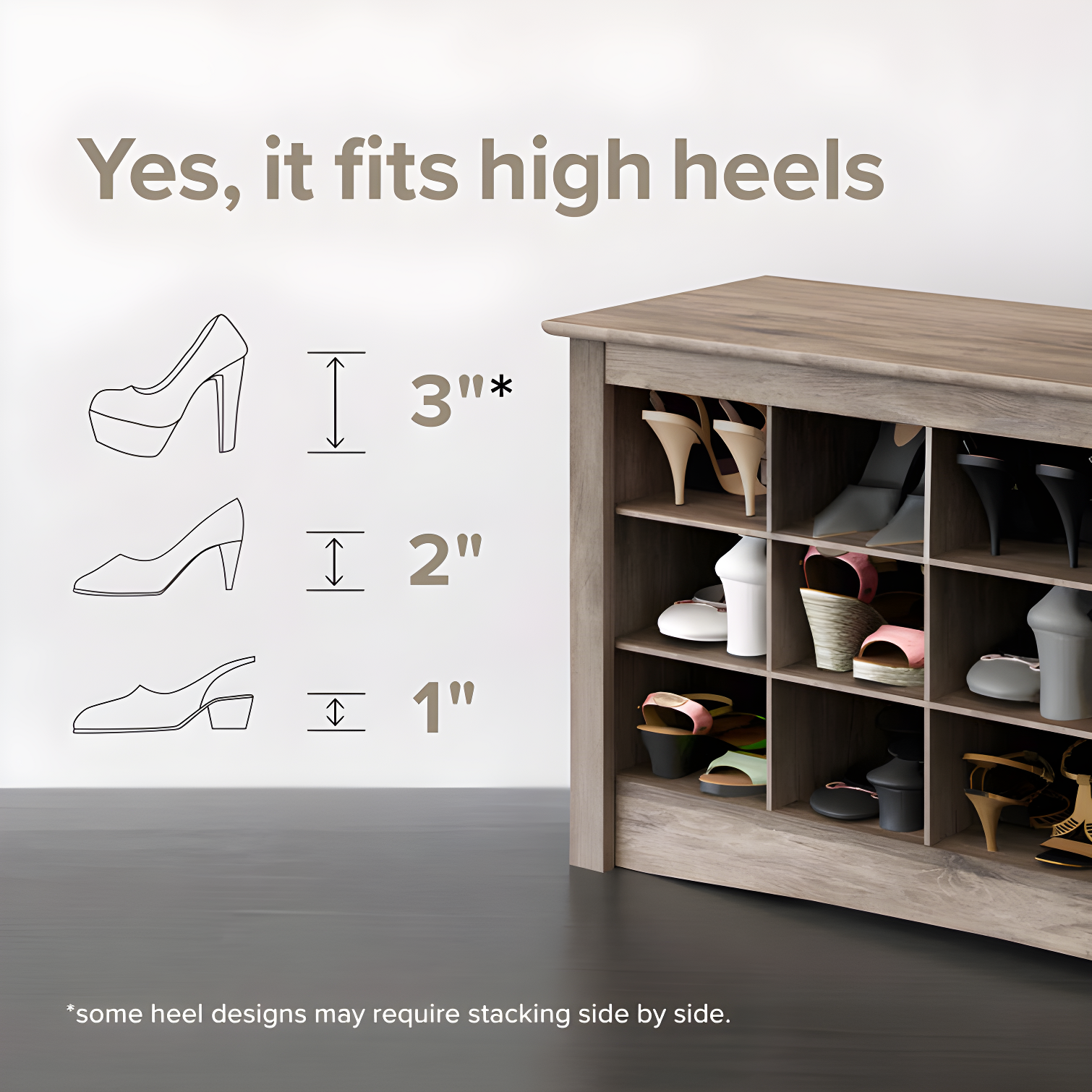 Greyleigh™ Highlandville 32 Pair Shoe Rack