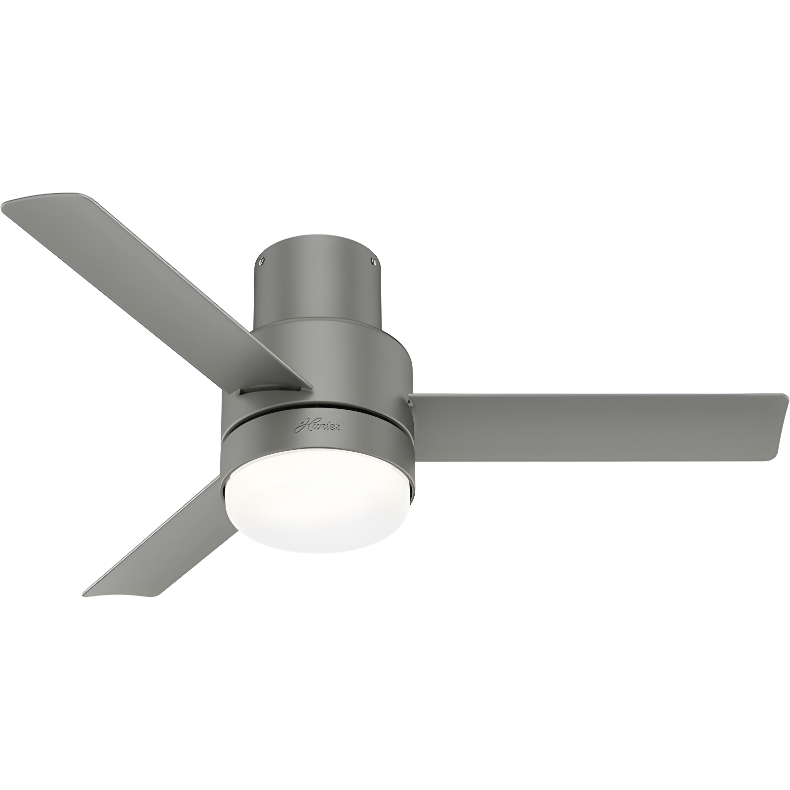 Hunter Fan 44" Gilmour 3 - Blade Outdoor Flush Mount Ceiling Fan with Remote Control and Light Kit Included