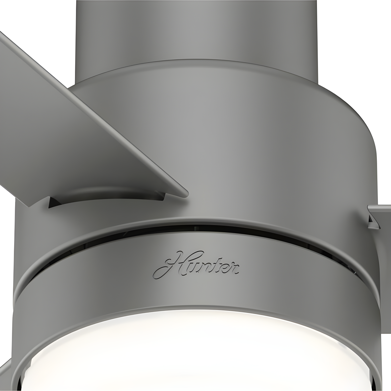 Hunter Fan 44" Gilmour 3 - Blade Outdoor Flush Mount Ceiling Fan with Remote Control and Light Kit Included
