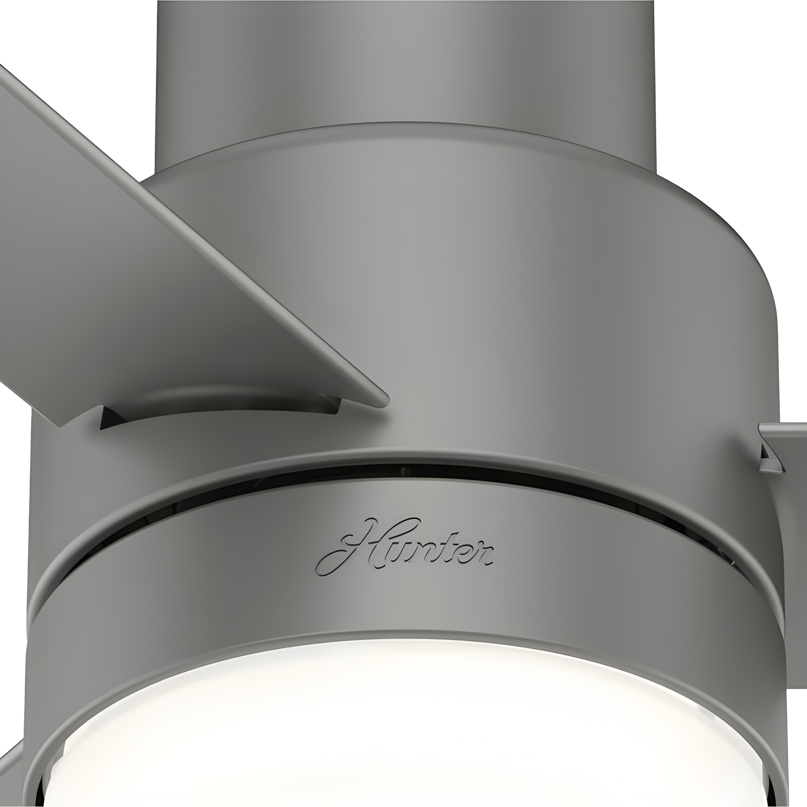 Hunter Fan 44" Gilmour 3 - Blade Outdoor Flush Mount Ceiling Fan with Remote Control and Light Kit Included