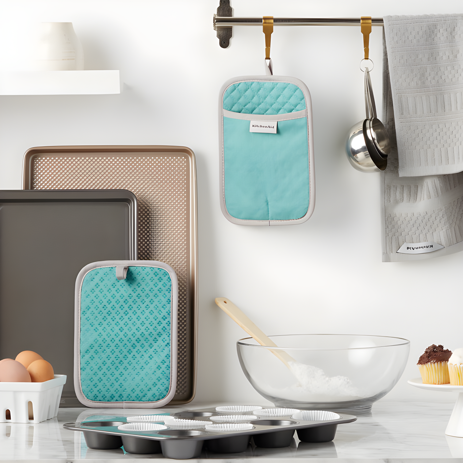 KitchenAid® KitchenAid Asteroid Pot Holder 2-Pack Set, (Set of 2)