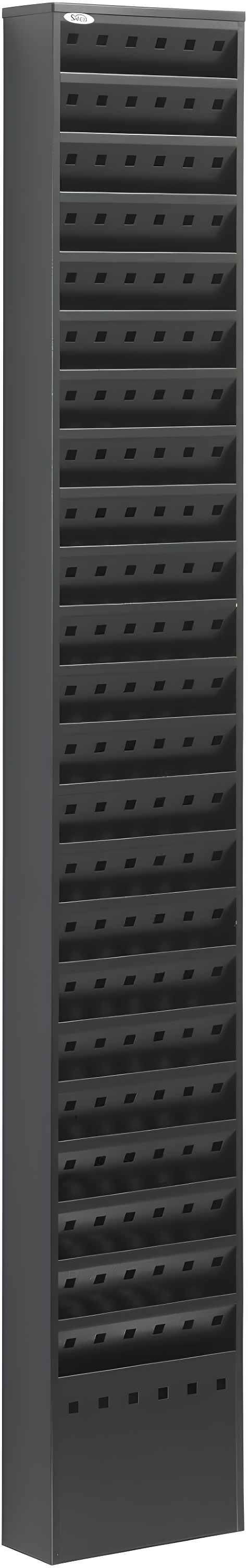 Safco 4322BL Steel Magazine Racks 23-Pocket Steel Magazine Rack