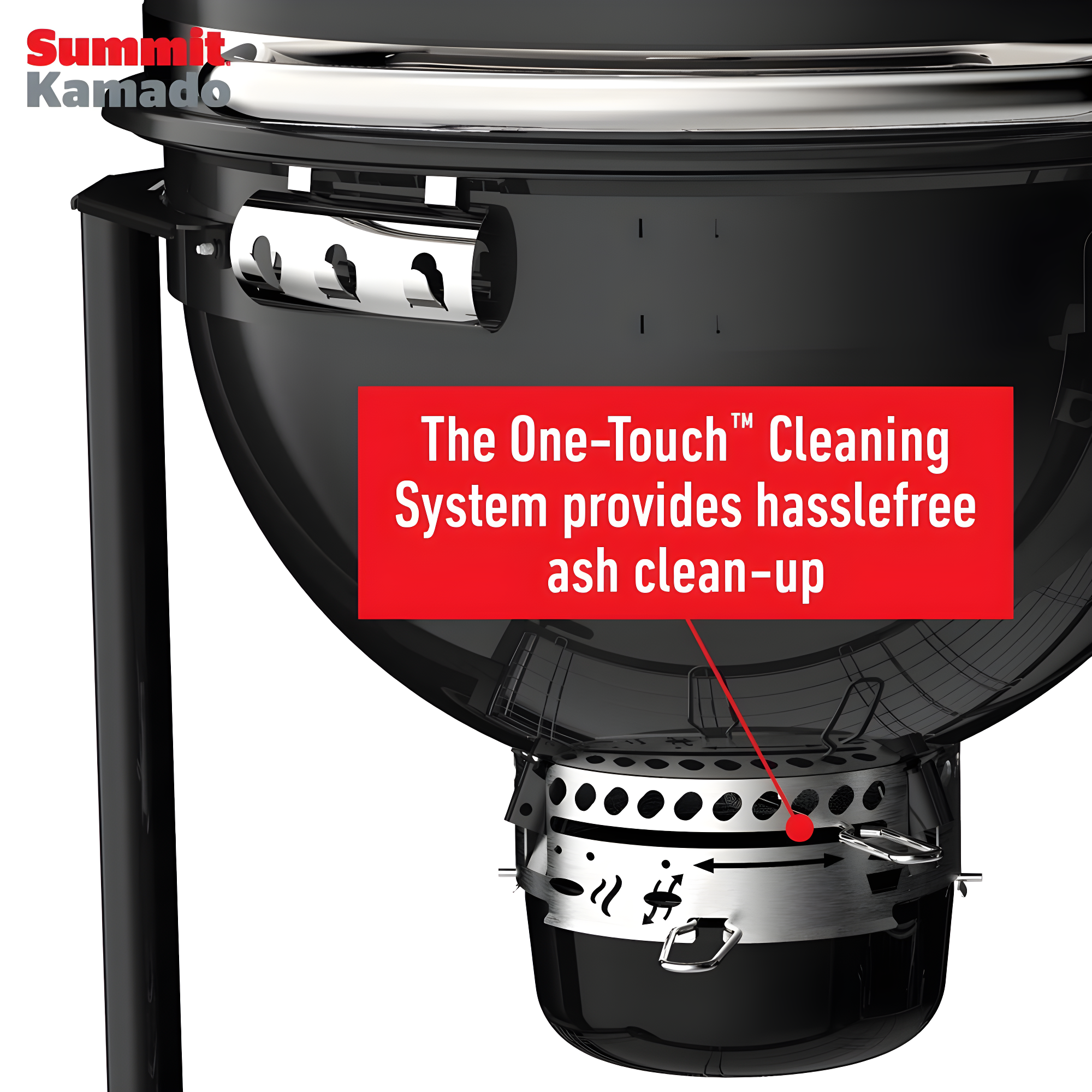 Weber Summit Kamado S6 Charcoal Grill Center