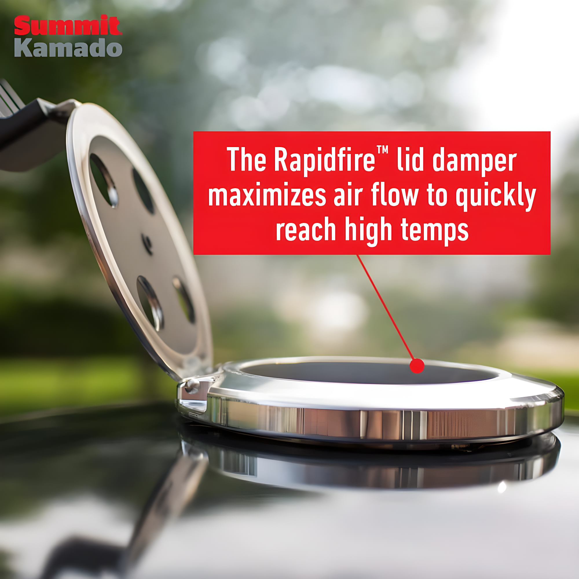 Weber Summit Kamado S6 Charcoal Grill Center