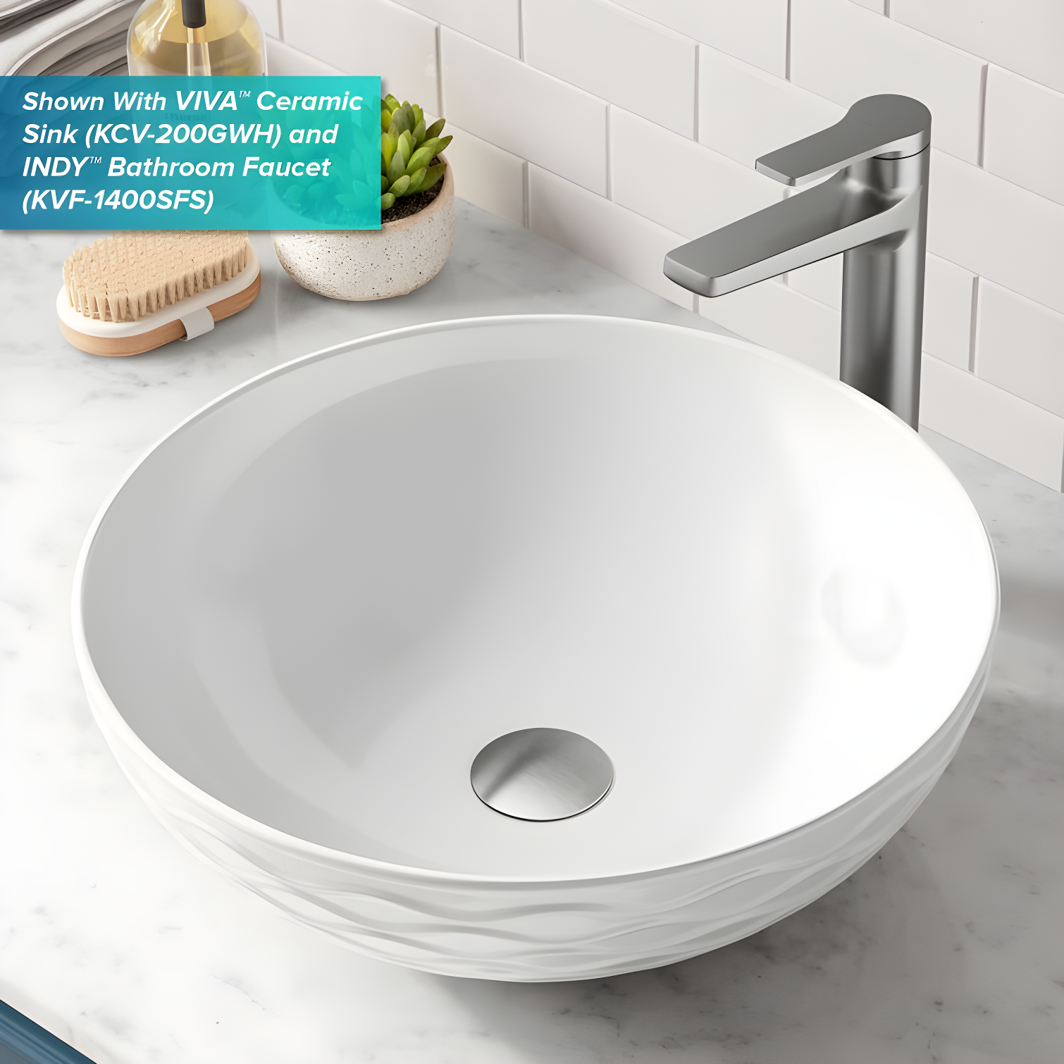 KRAUS Pop-Up Bathroom Sink Drain