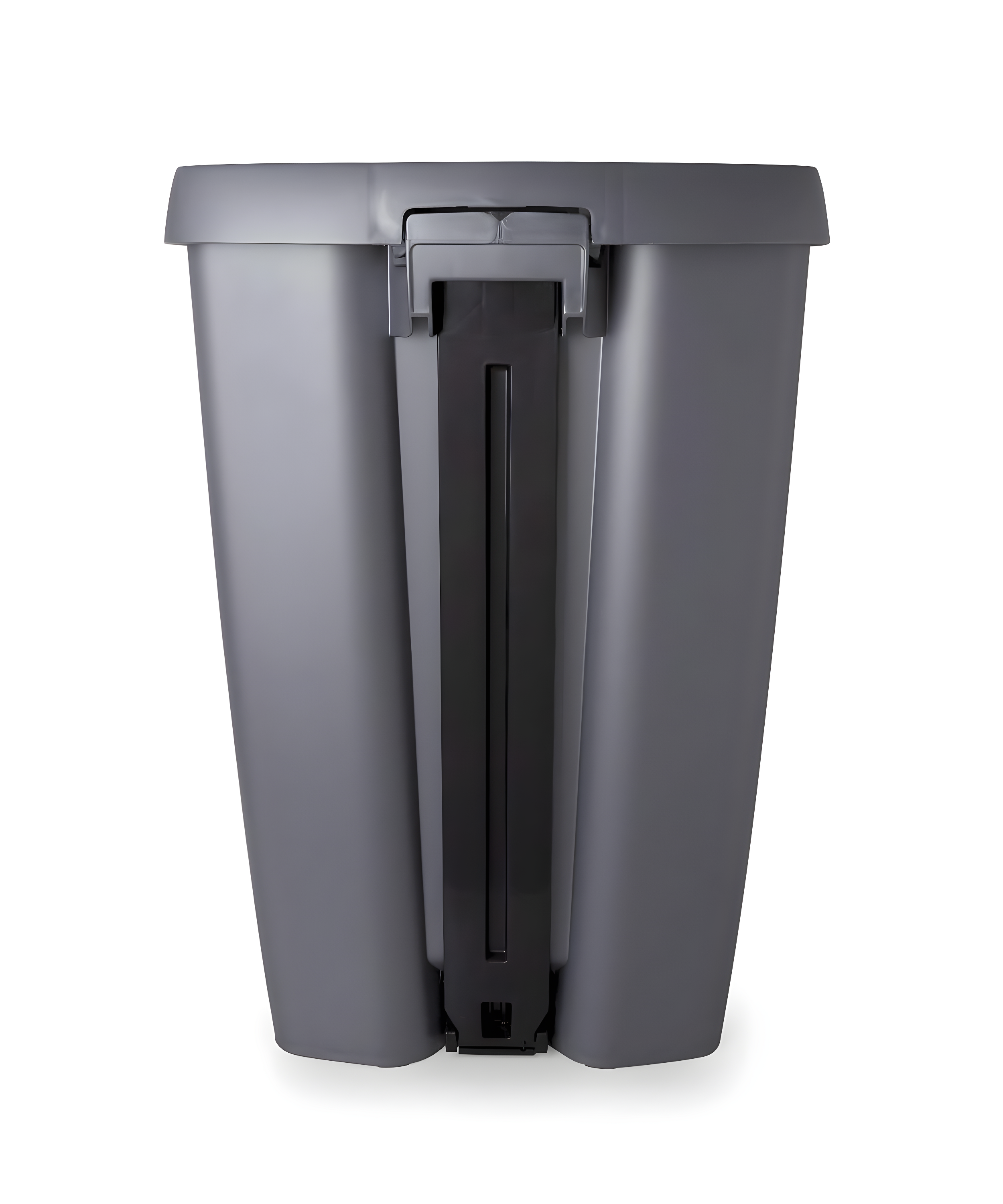 Umbra 13gal Brim Step Trash Can Nickel: Kitchen Trash Can, 50 Quart, Polypropylene, Indoor, Silver