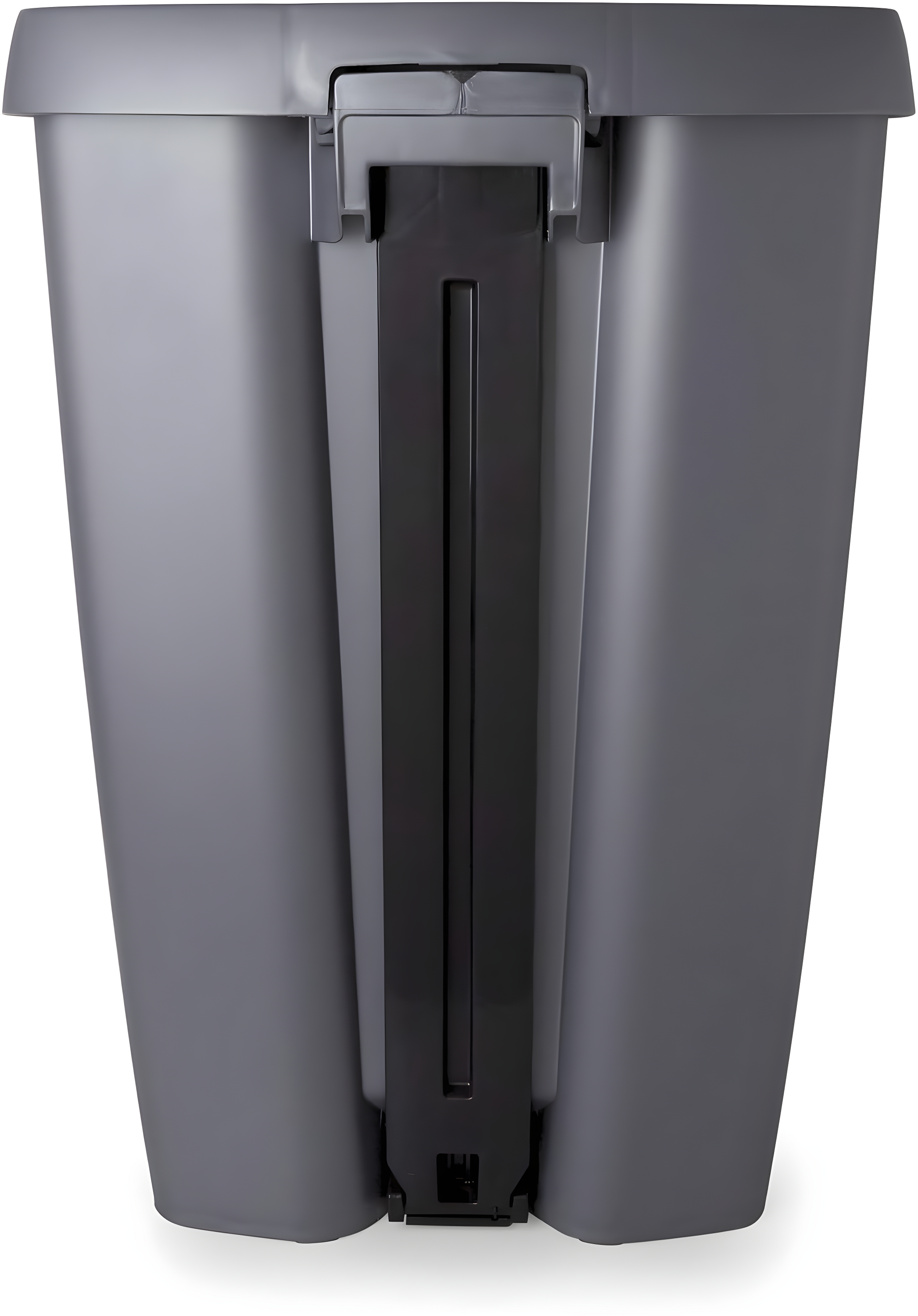 Umbra 13gal Brim Step Trash Can Nickel: Kitchen Trash Can, 50 Quart, Polypropylene, Indoor, Silver