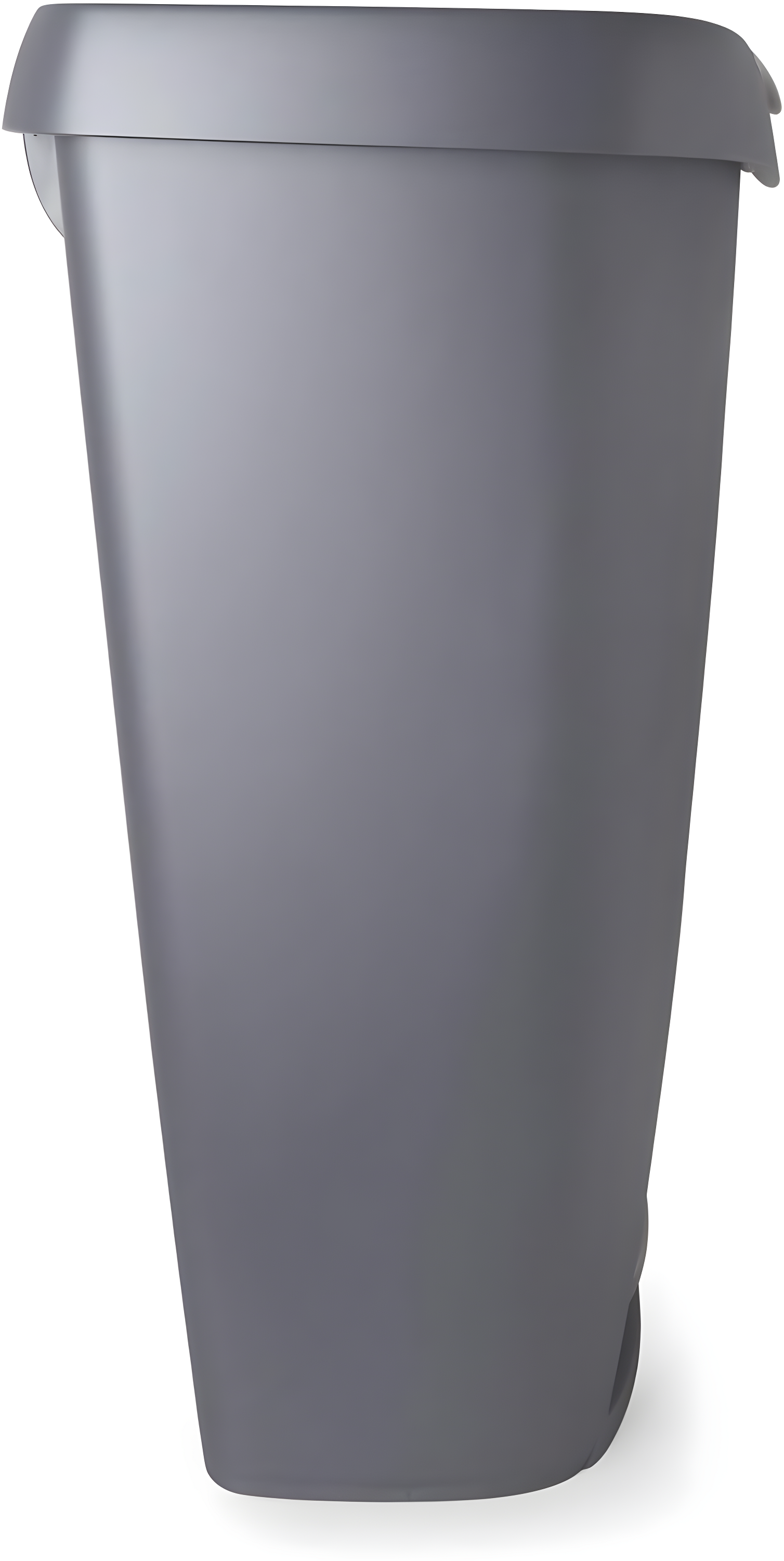 Umbra 13gal Brim Step Trash Can Nickel: Kitchen Trash Can, 50 Quart, Polypropylene, Indoor, Silver