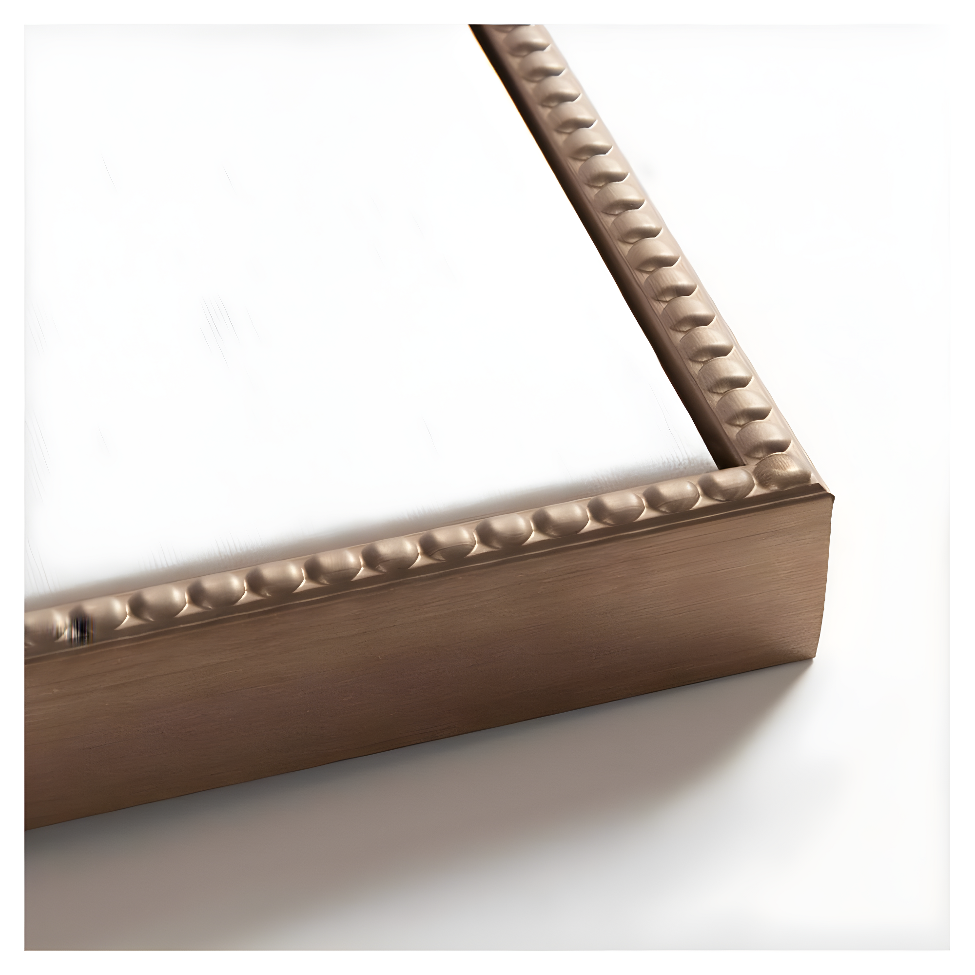 22"x22" Damask World Map I by Elizabeth Medley Framed Canvas Wall Art Print Bronze - Amanti Art: Modern Style, Polystyrene Frame