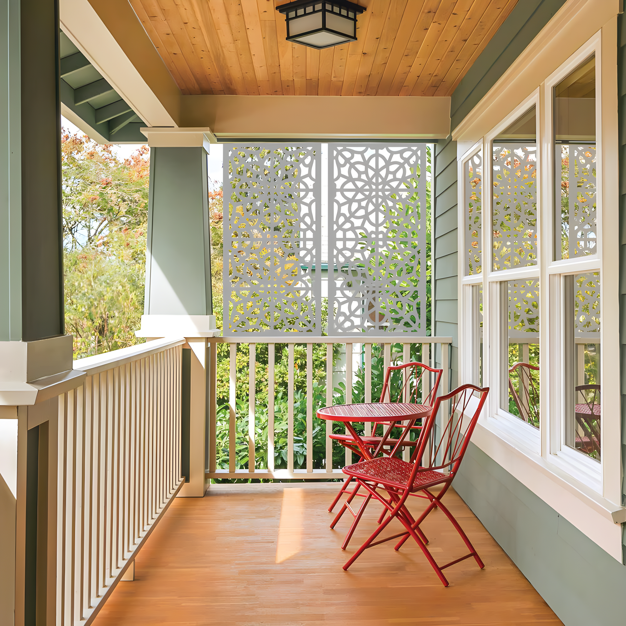 Barrette Outdoor Living 2 ft. x 4 ft. Fretwork Decorative Screen