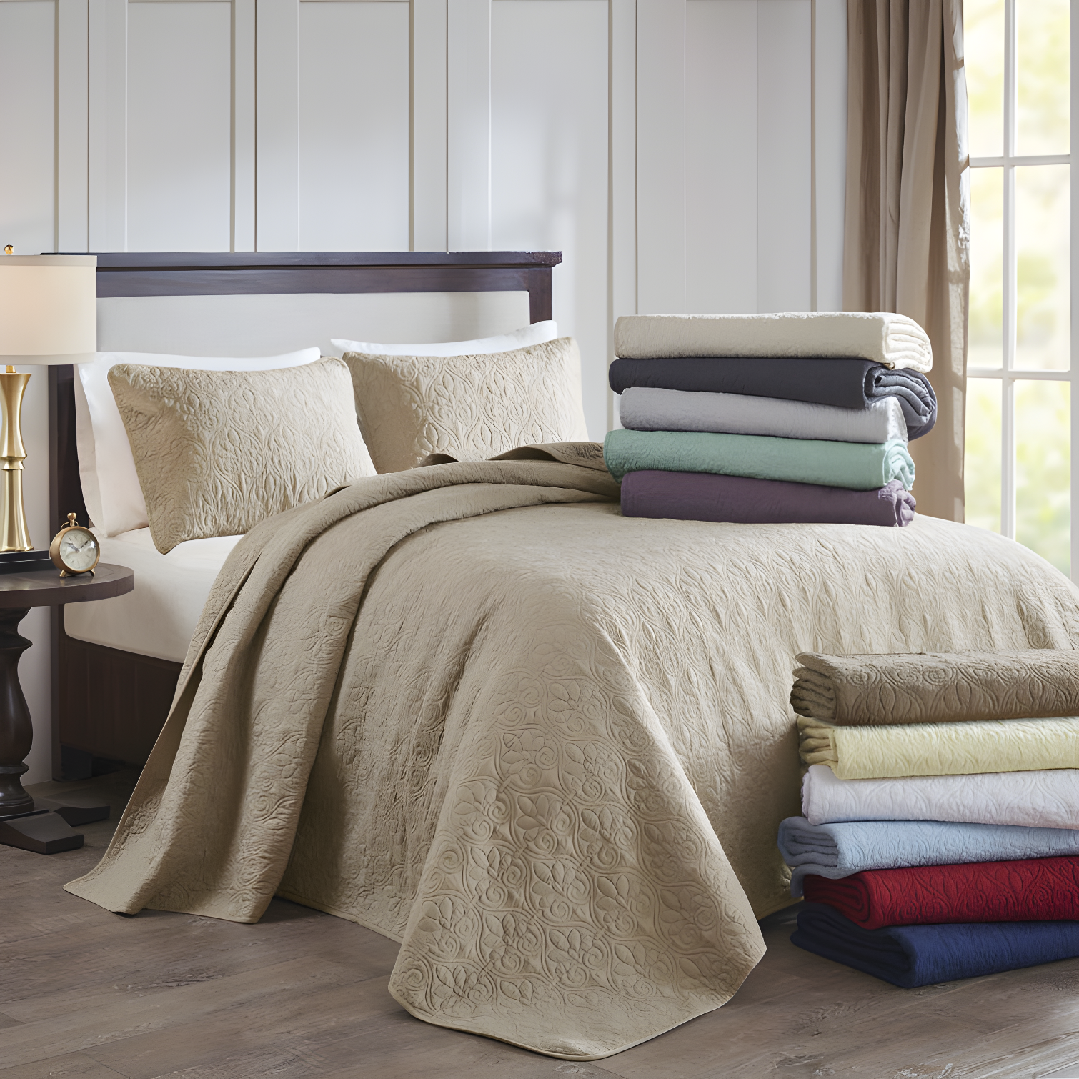 Quebec Reversible Bedspread Set
