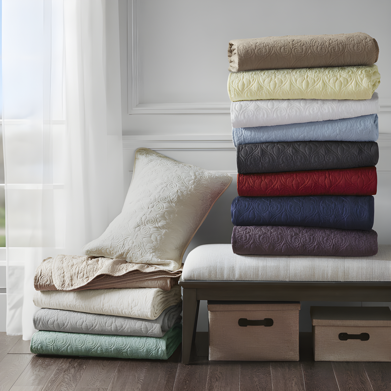 Quebec Reversible Bedspread Set