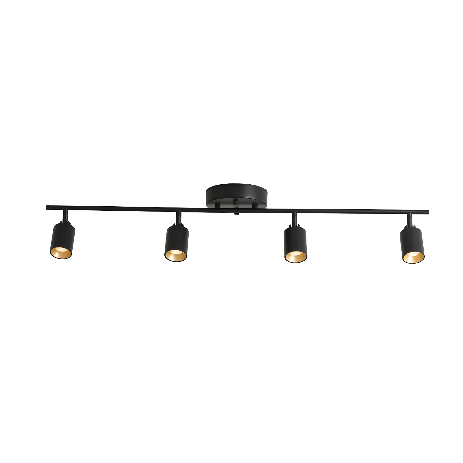 Vidalite Shura 4-Light Integrated LED Track Light w/ Rotatable Heads, 3 ft. Track Lighting Kit, 3000k, 2240 Lumen