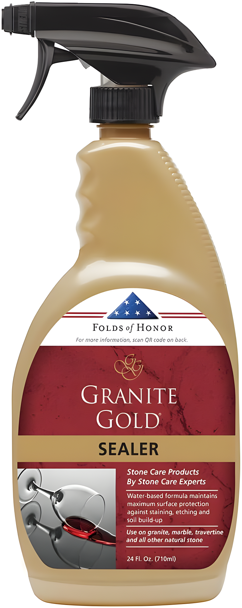 Granite Gold Sealer, Countertop Sealer for Granite, Marble and More, 24 fl oz