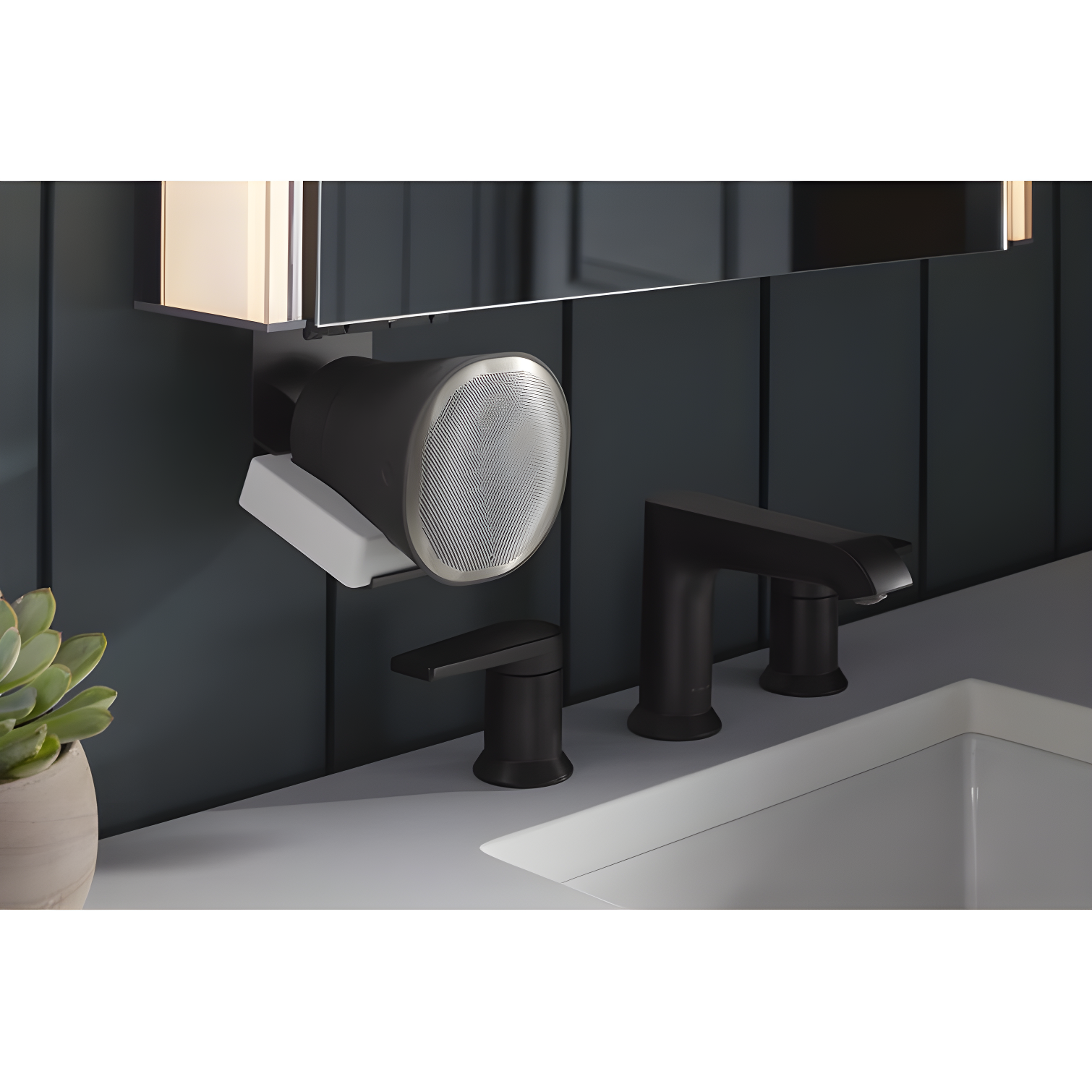 Kohler K-81145-SLE-DA1 Maxstow Surface Mount Frameless Medicine Cabinet with LED Lighting