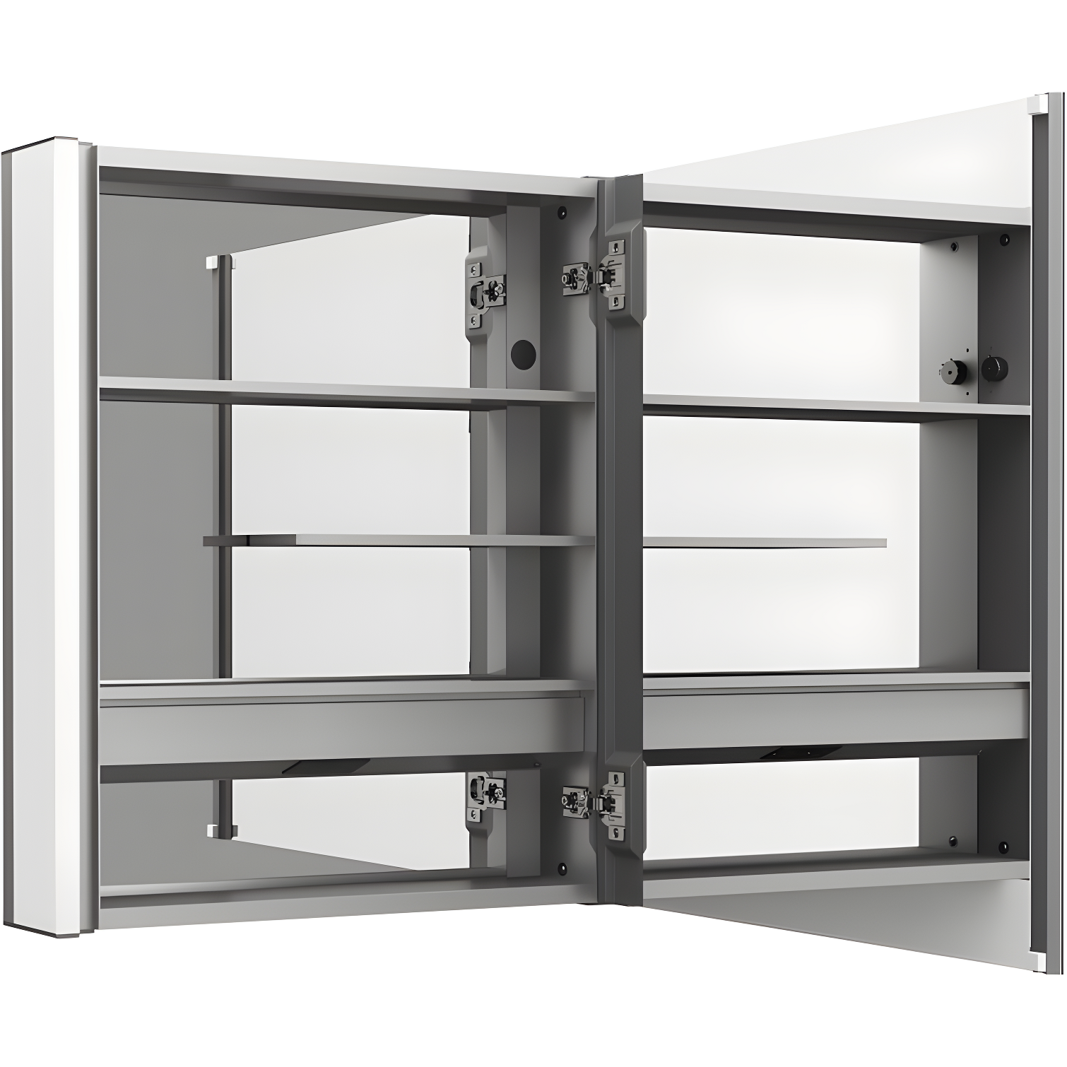 Kohler K-81145-SLE-DA1 Maxstow Surface Mount Frameless Medicine Cabinet with LED Lighting