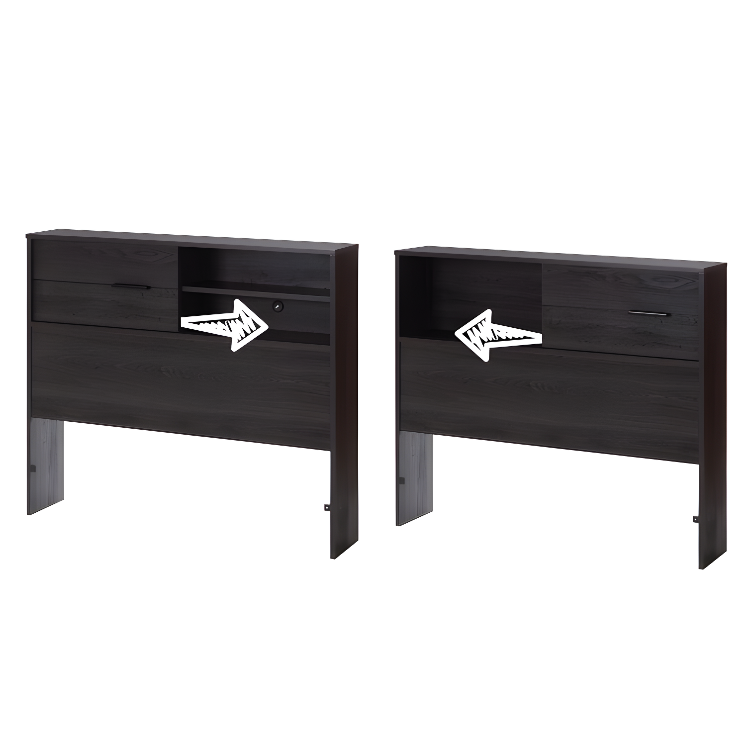 Fynn Twin Bookcase Headboard