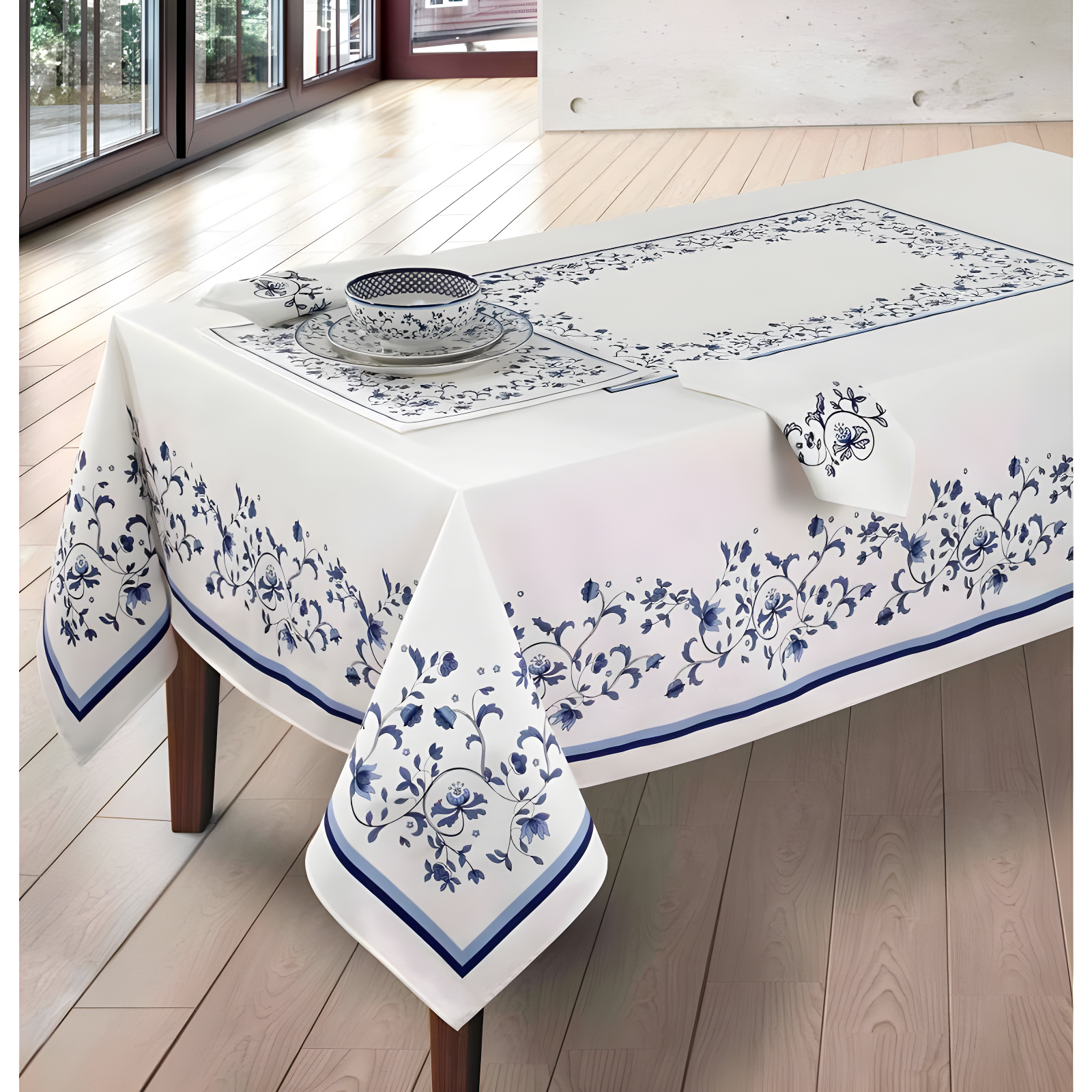 Spode® Blue Portofino 4-Pack Napkin Set