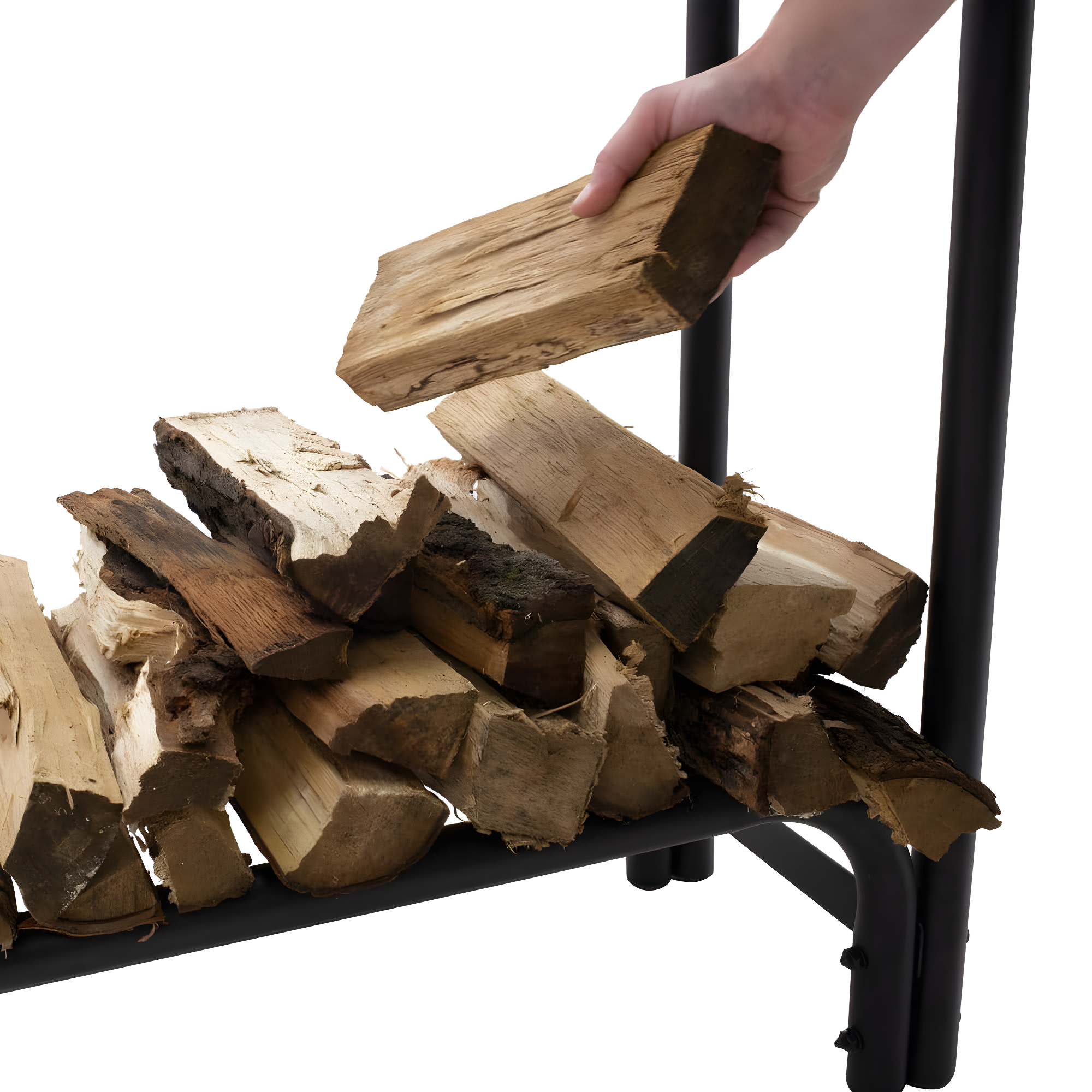 Pleasant Hearth LS932-96 8-Ft 32-mm Log Rack
